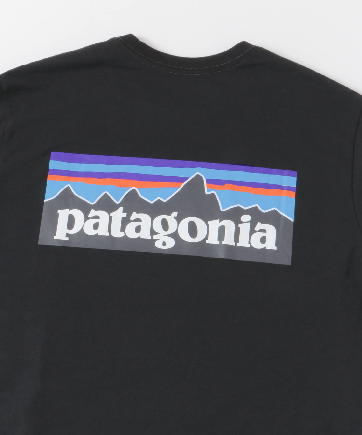 patagonia　Long-Sleeve P-6 Logo Re-T-shirts BLK S