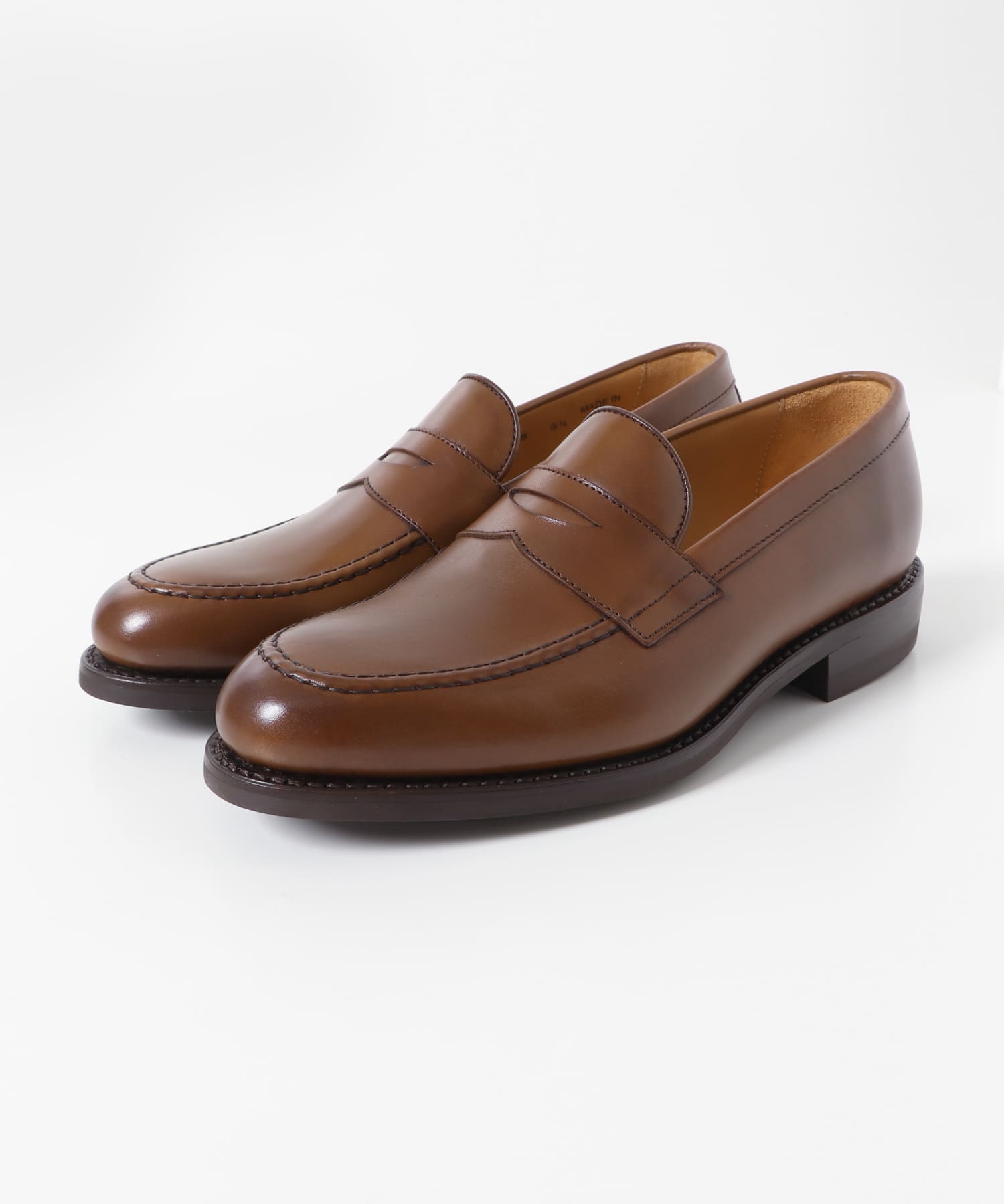 Berwick　コインローファー DARK BROWN 5.5