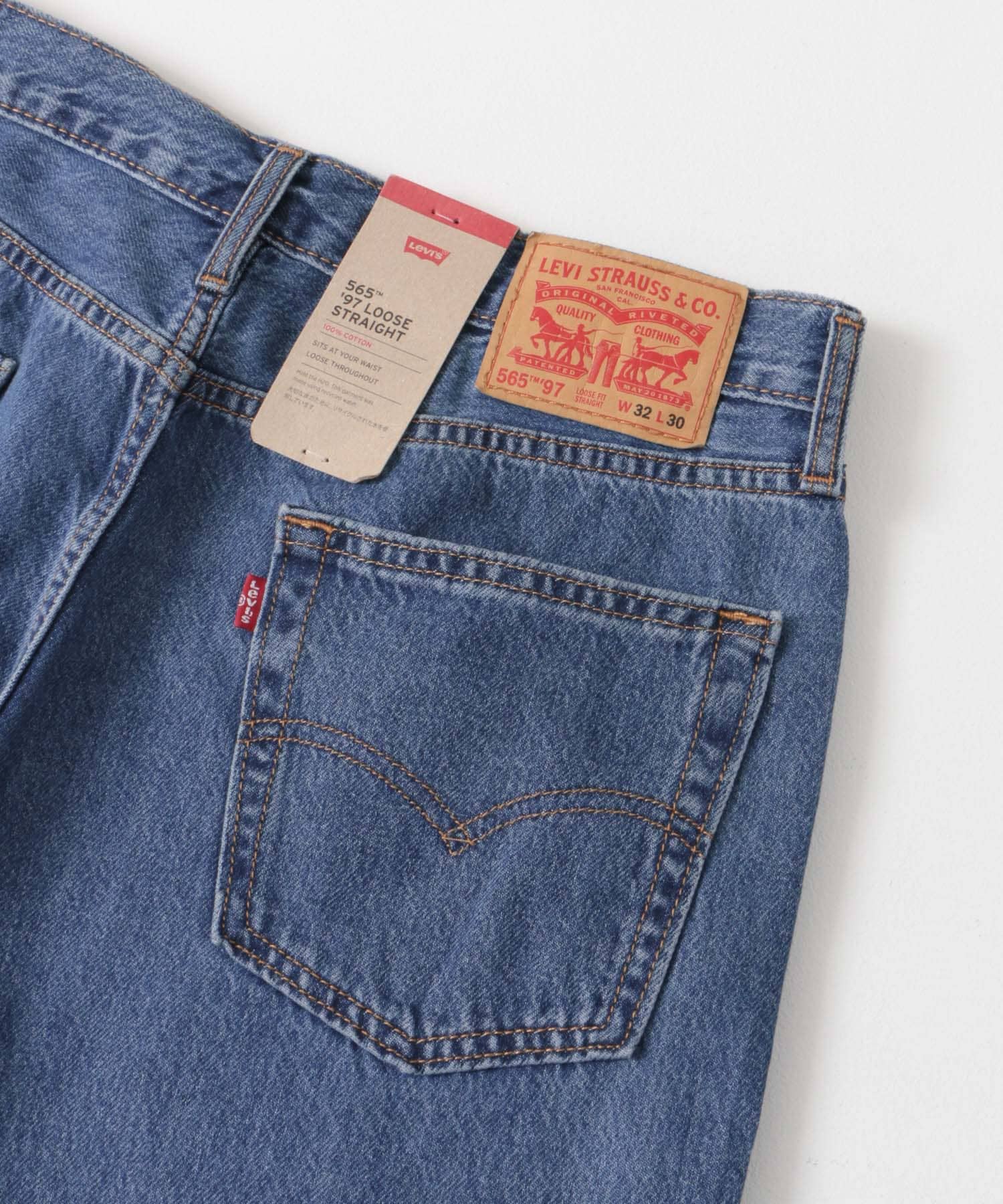 Levi’s　565 97 LOOSE STRAIGHT Indigo 30