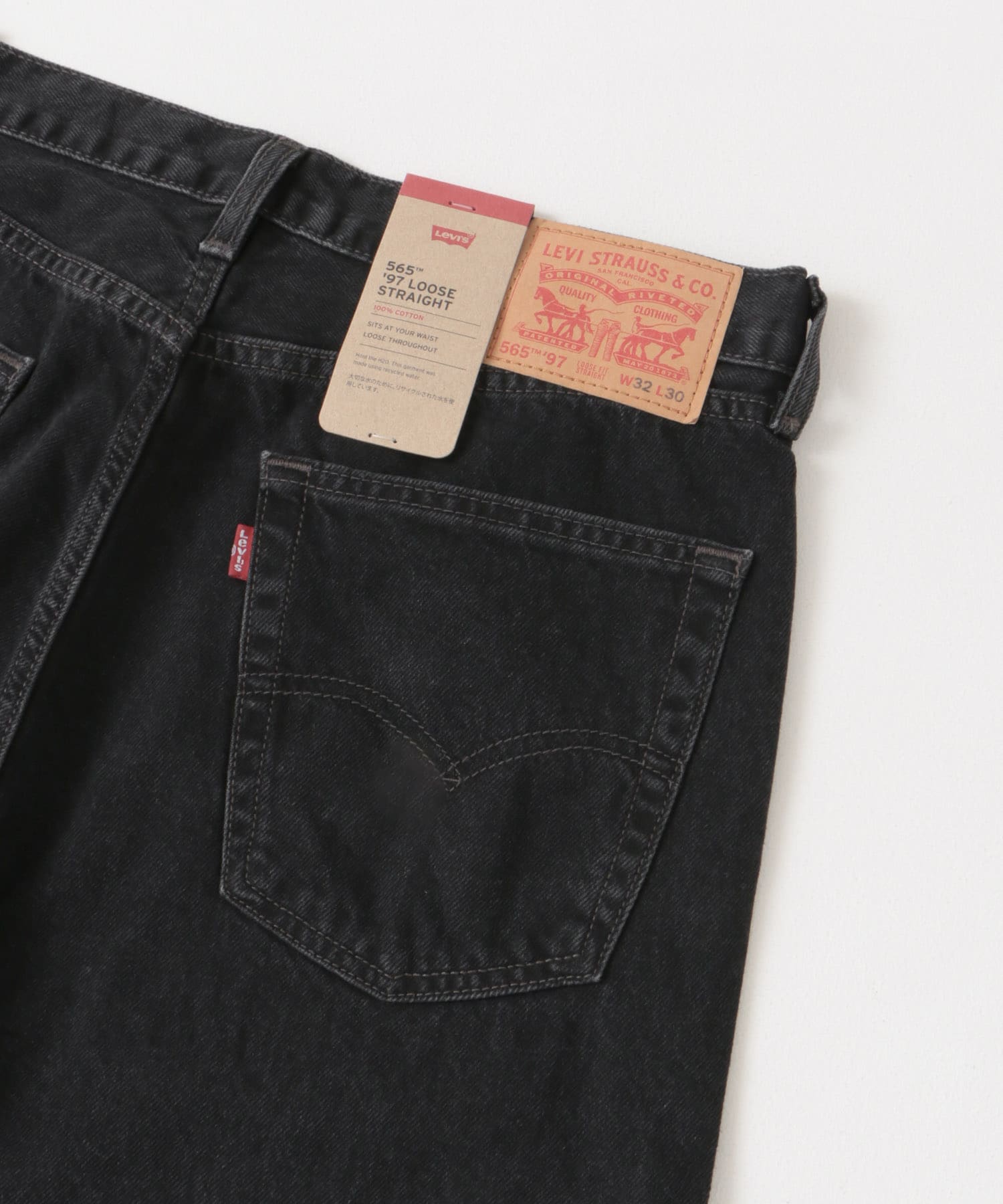 Levi’s　565 97 LOOSE STRAIGHT Black 30
