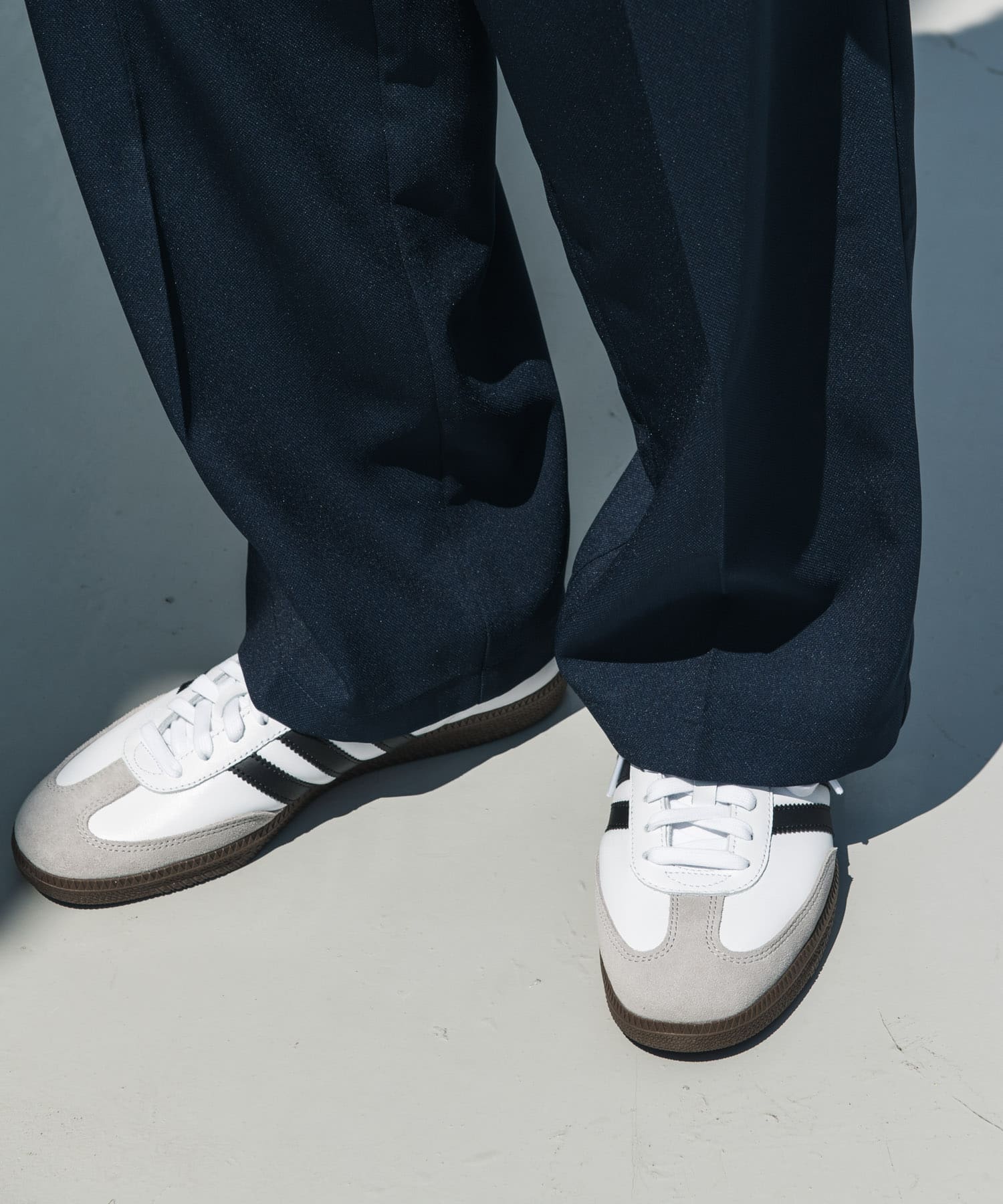 adidas　SAMBA OG ランニングホワイト 25.5