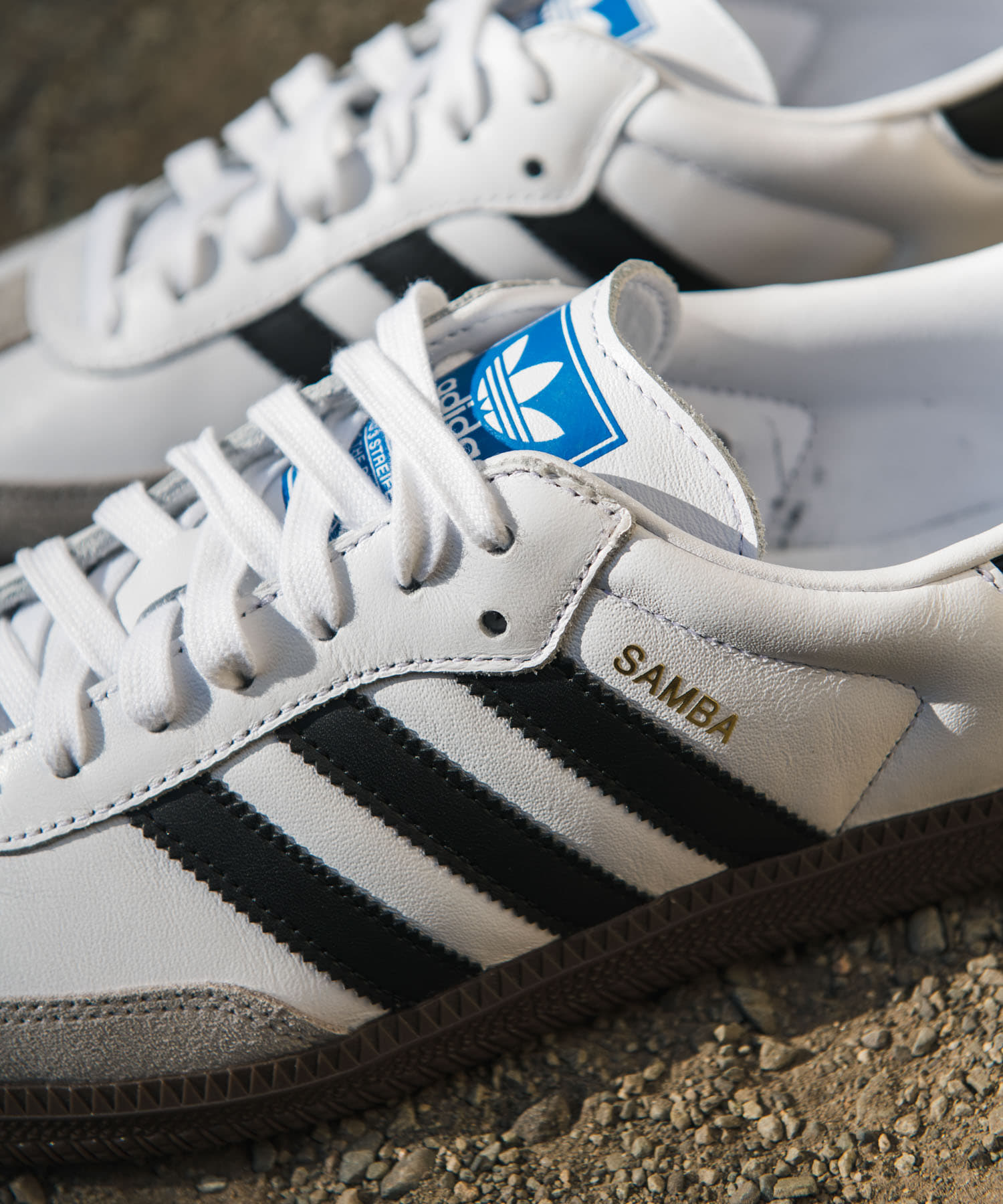 adidas　SAMBA OG ランニングホワイト 25.5