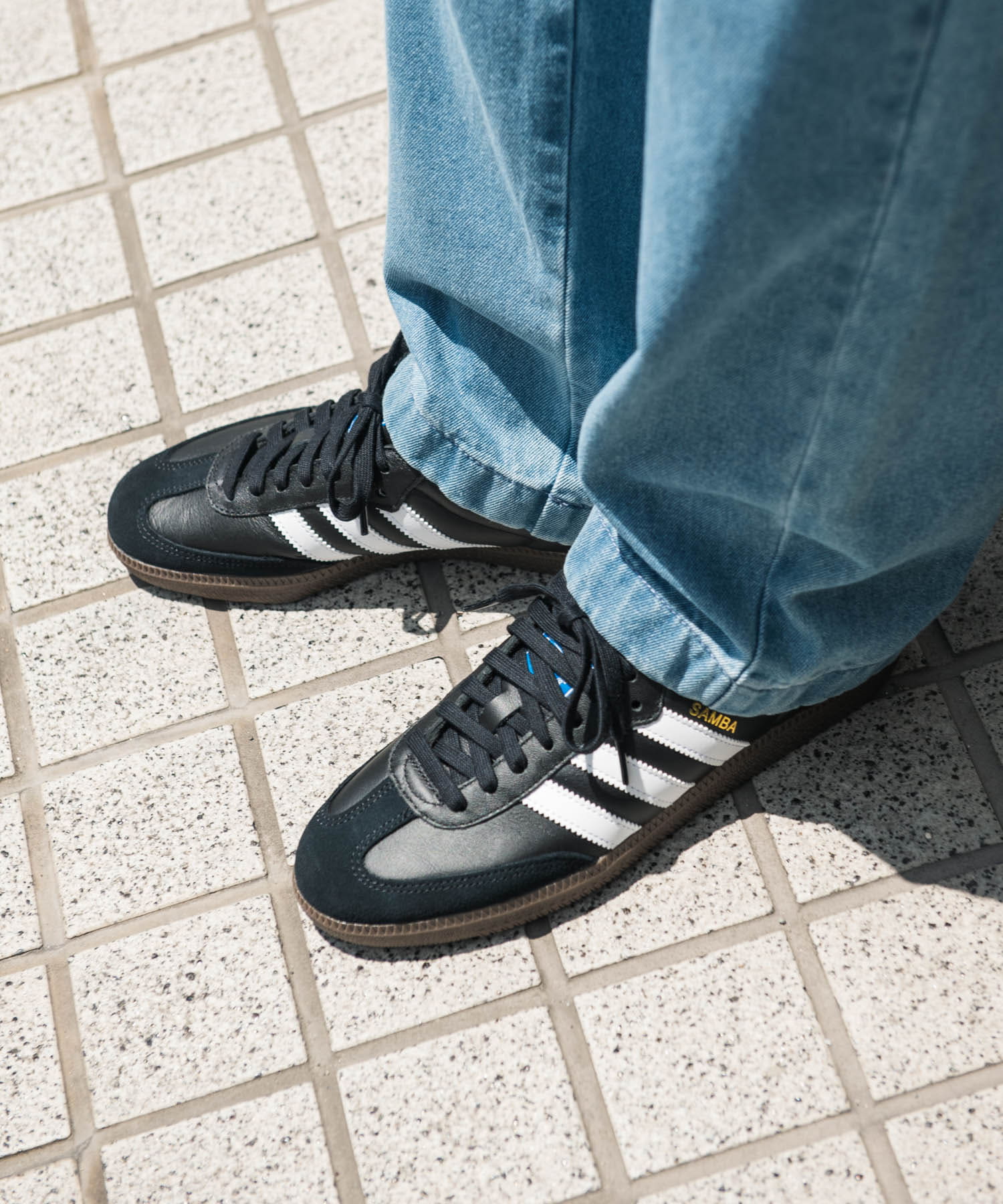 adidas　SAMBA OG コアブラック 25.5