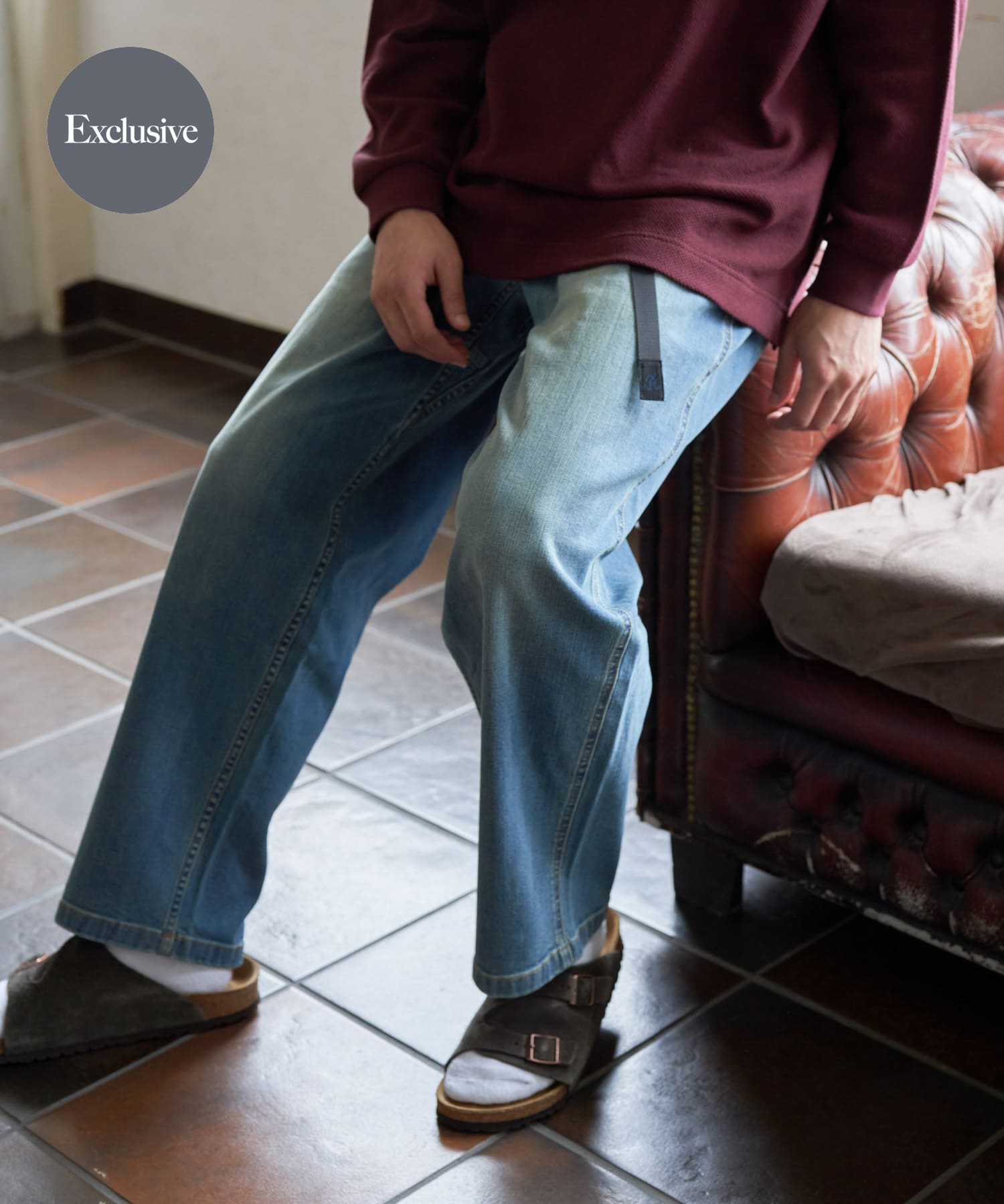 『別注』Gramicci Mountain Wide Pants