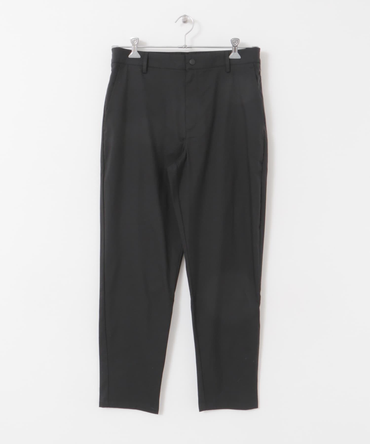 NEW BALANCE　ツイルテーパードトラウザー(ショート) BK S