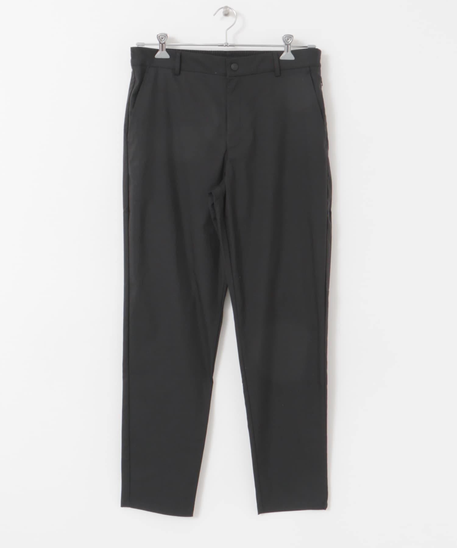 NEW BALANCE　ツイルテーパードトラウザー(ミドル) BK S