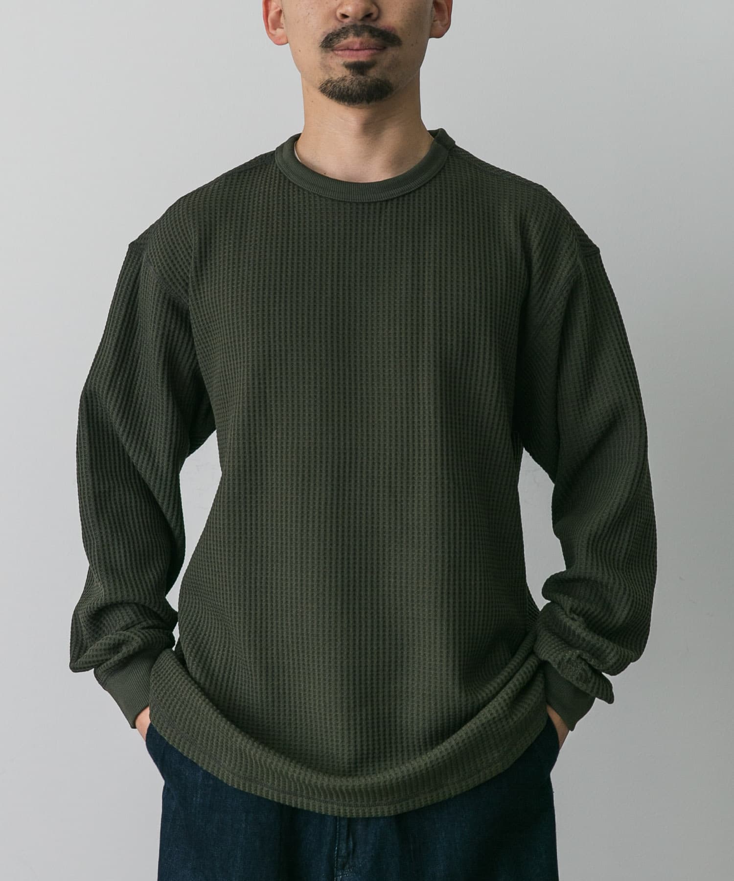 THE NORTH FACE　Long-Sleeve Warm Waffle Crew