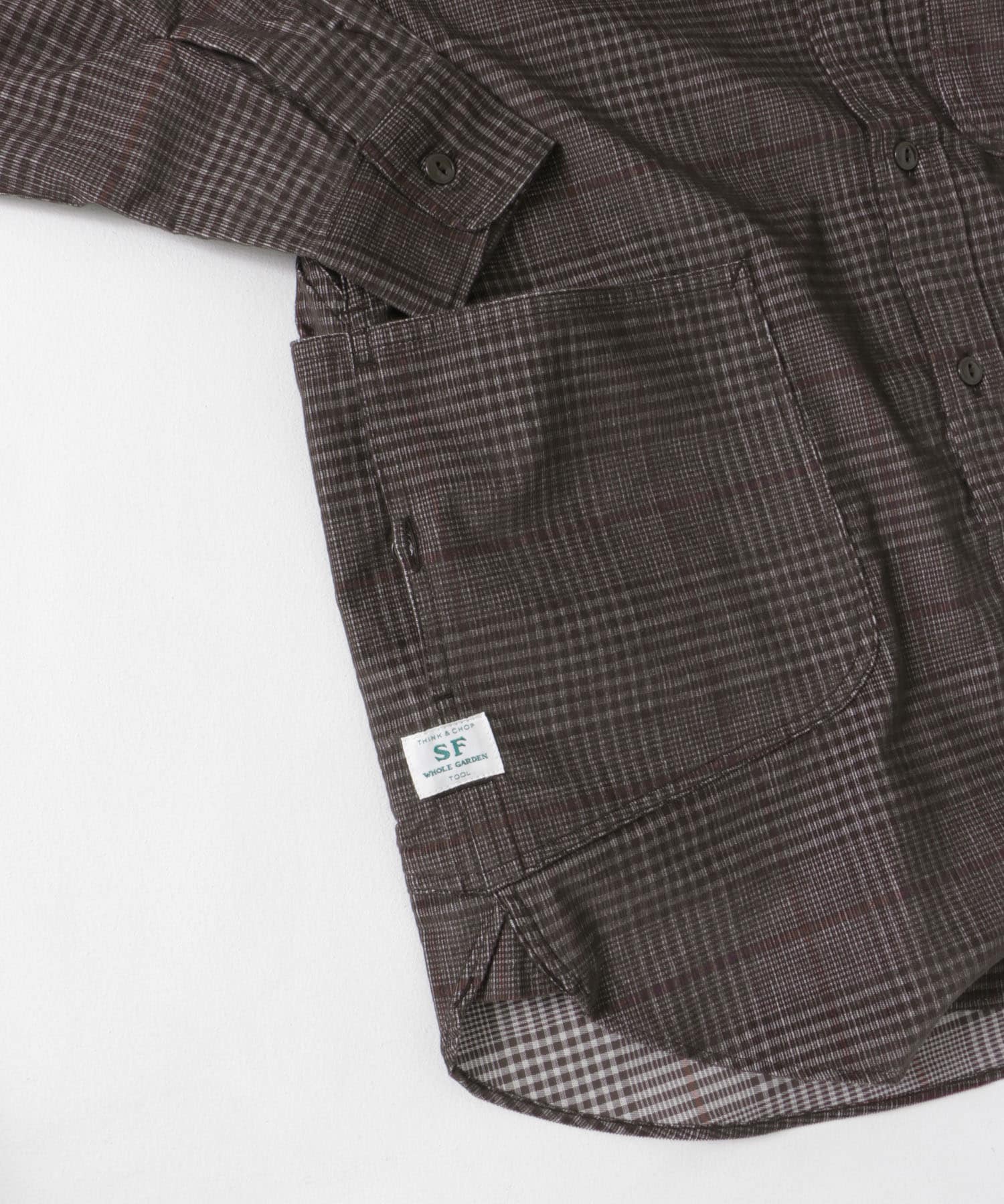 SASSAFRAS　Diggin Shirts Brown S