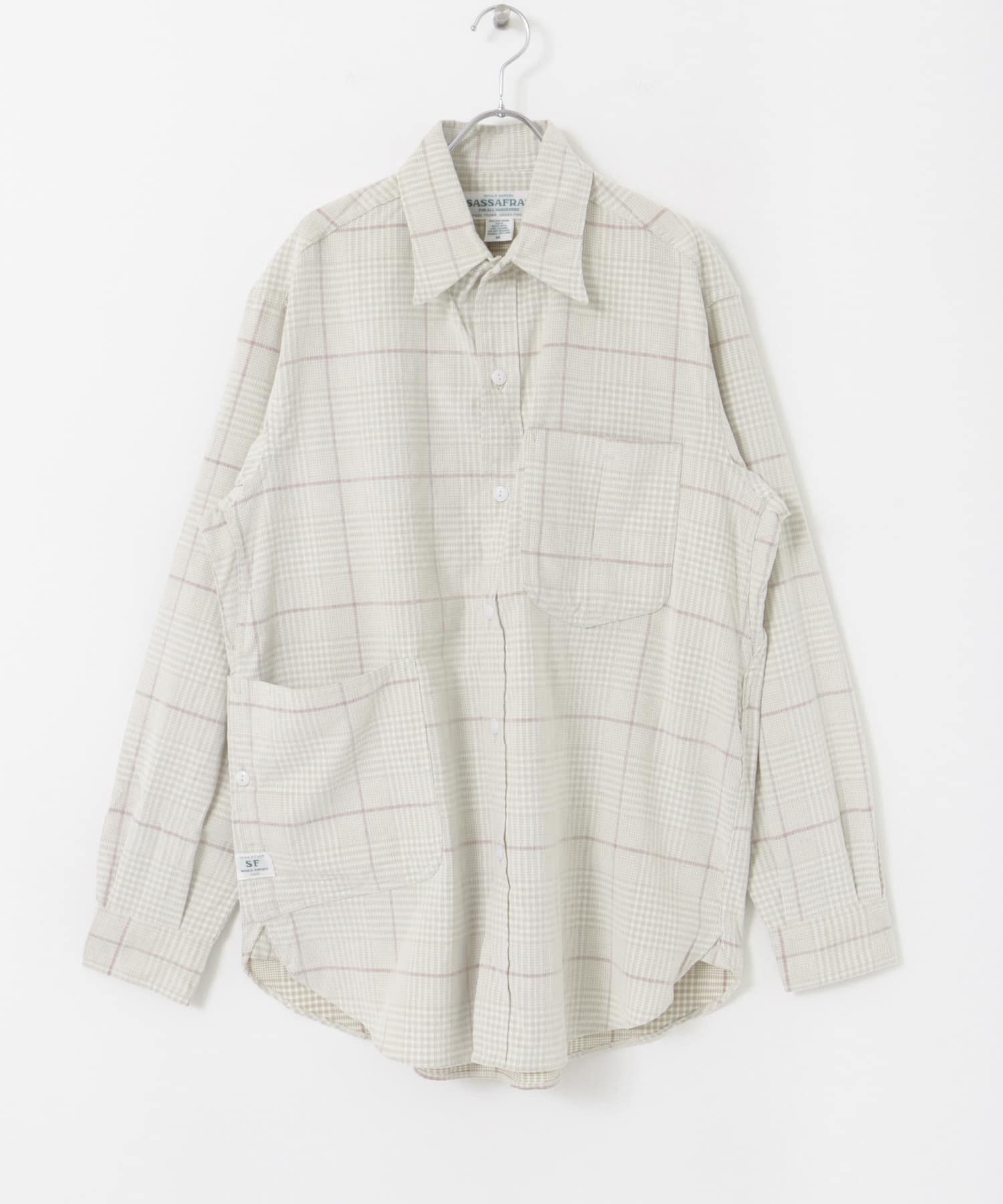 SASSAFRAS　Diggin Shirts Natural S