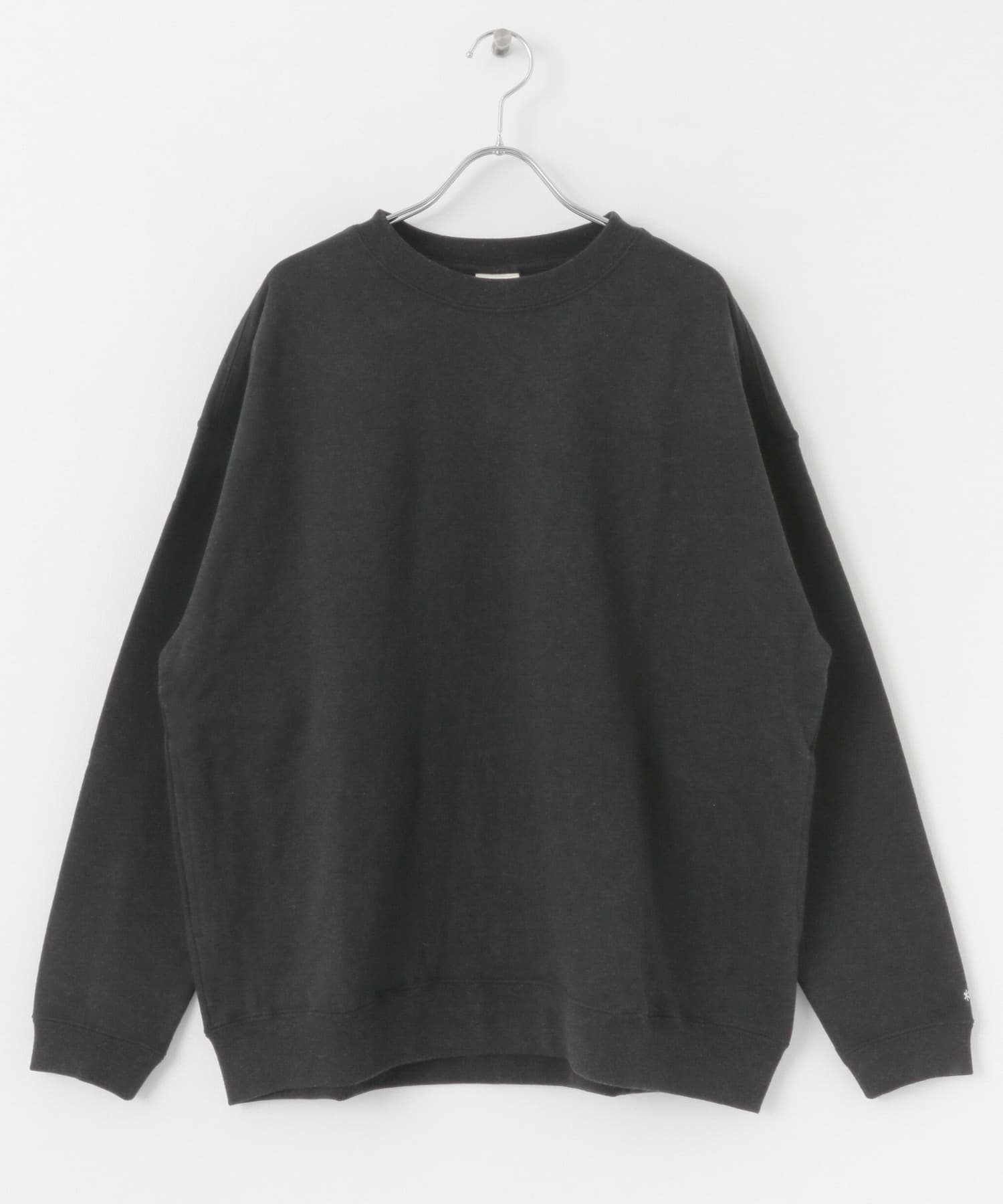 Snow Peak Apparel　RecycledCottonSweatCrew Black M