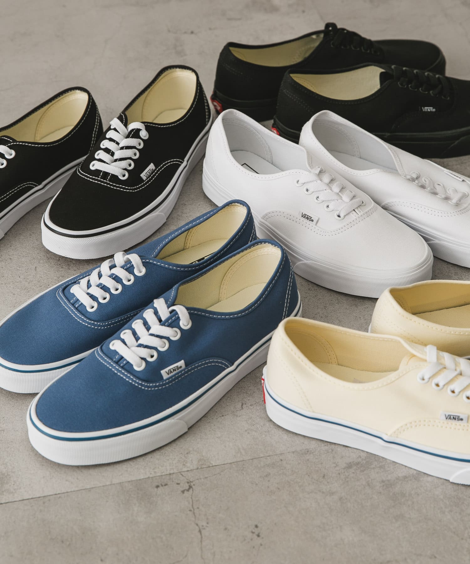 VANS　UA Authentic BLK/WHT 8