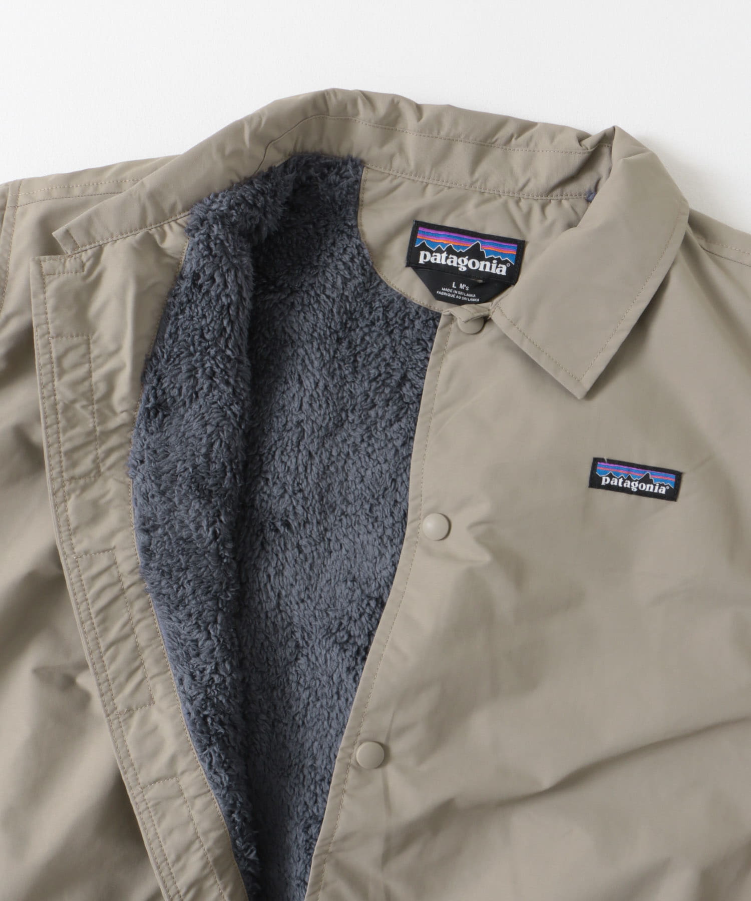 patagonia　LinedIsthmusCoachesJacket SBDY S
