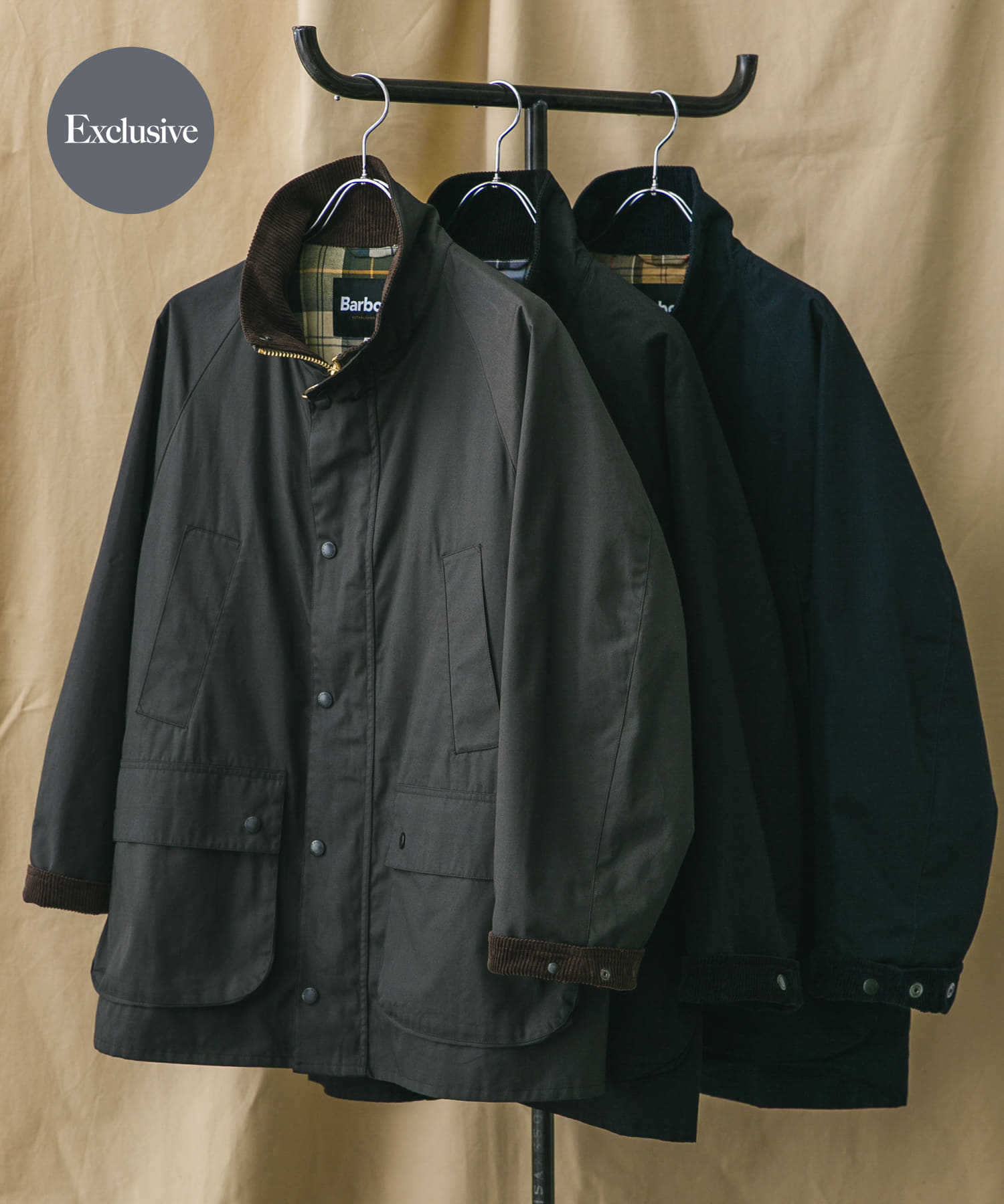 『別注』Barbour / DOORS　OS BEDALE STANDCOLLAR SAGE 38