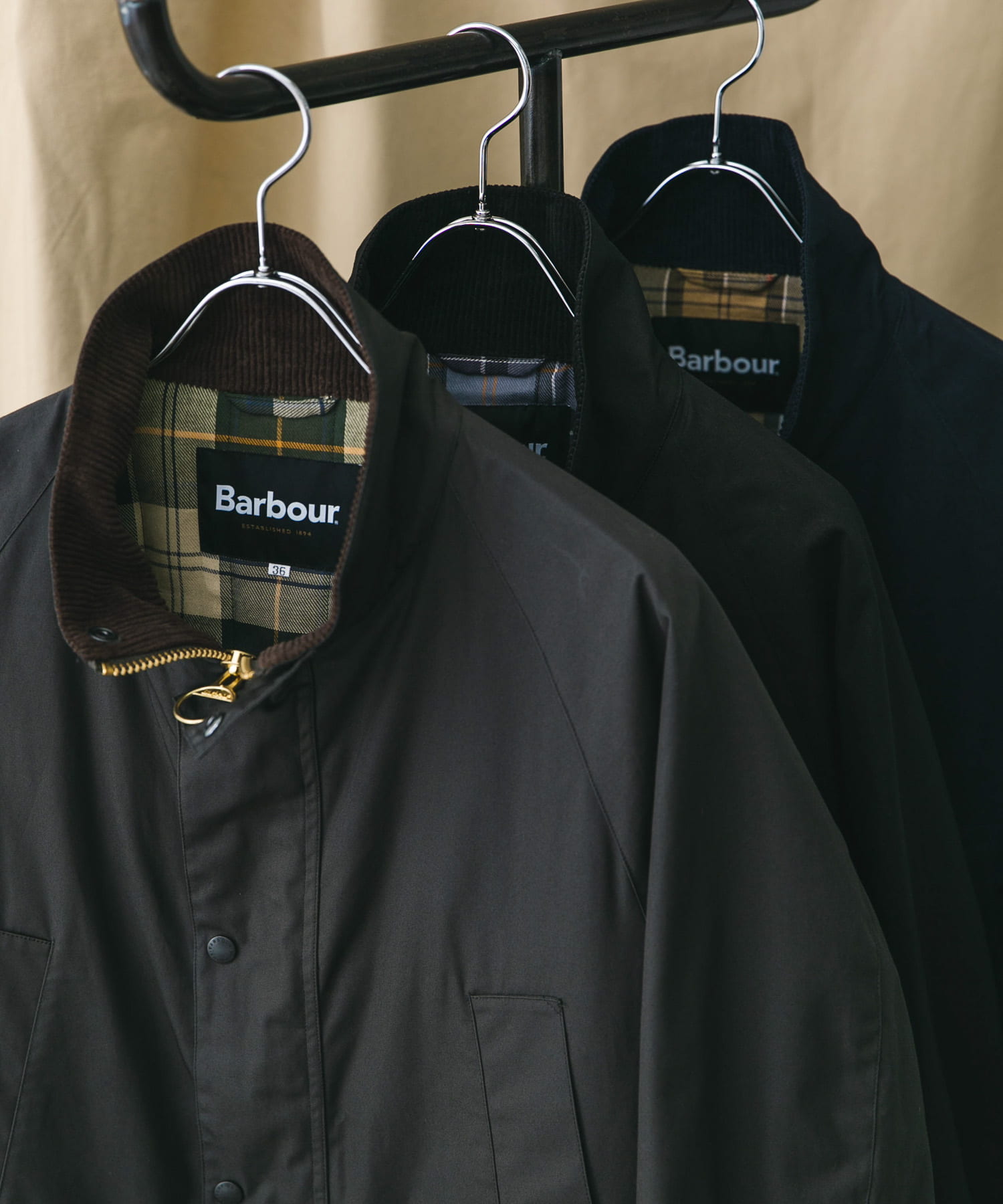 『別注』Barbour / DOORS　OS BEDALE STANDCOLLAR SAGE 38