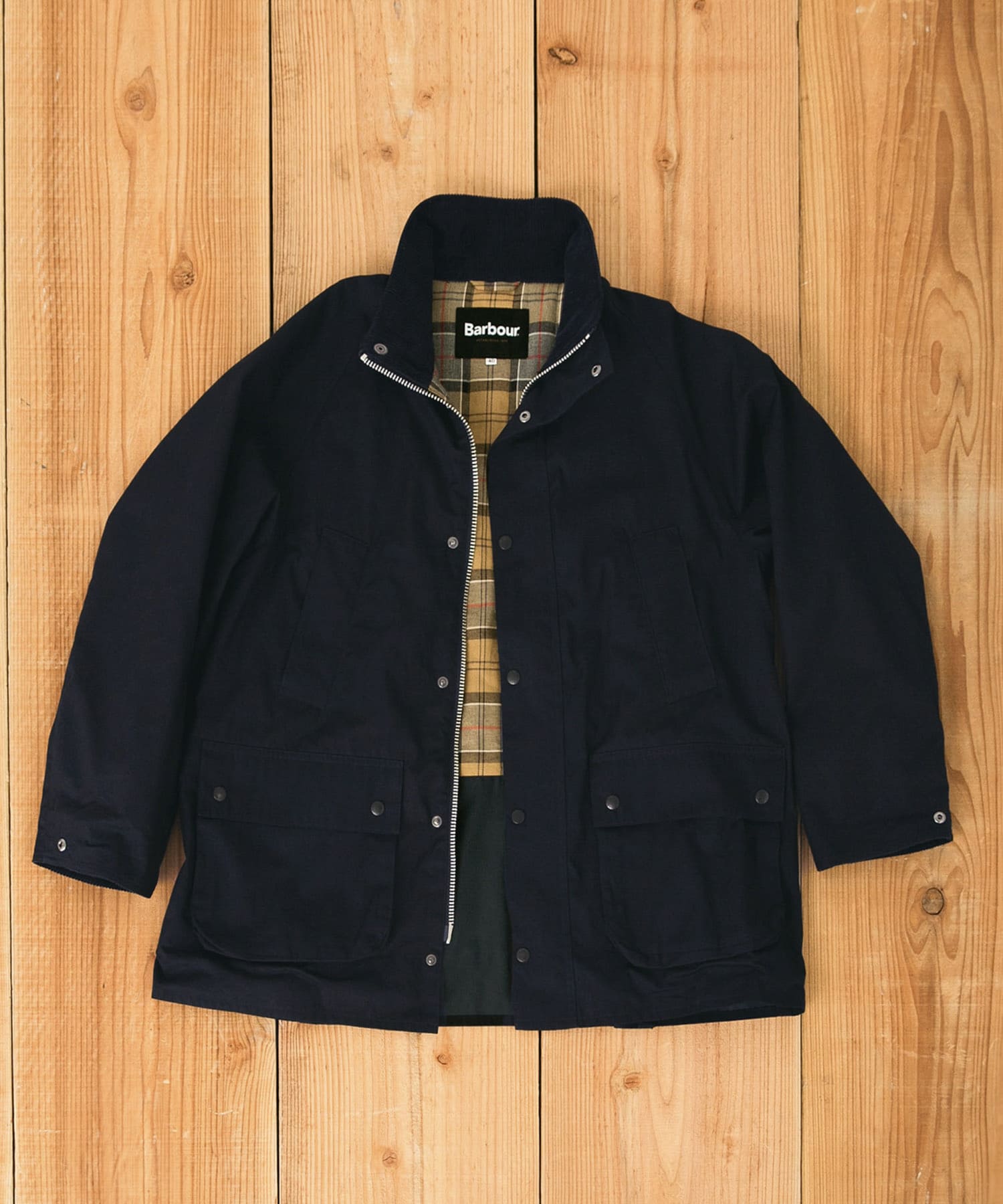 『別注』Barbour　OS BEDALE STANDCOLLAR NAVY 36