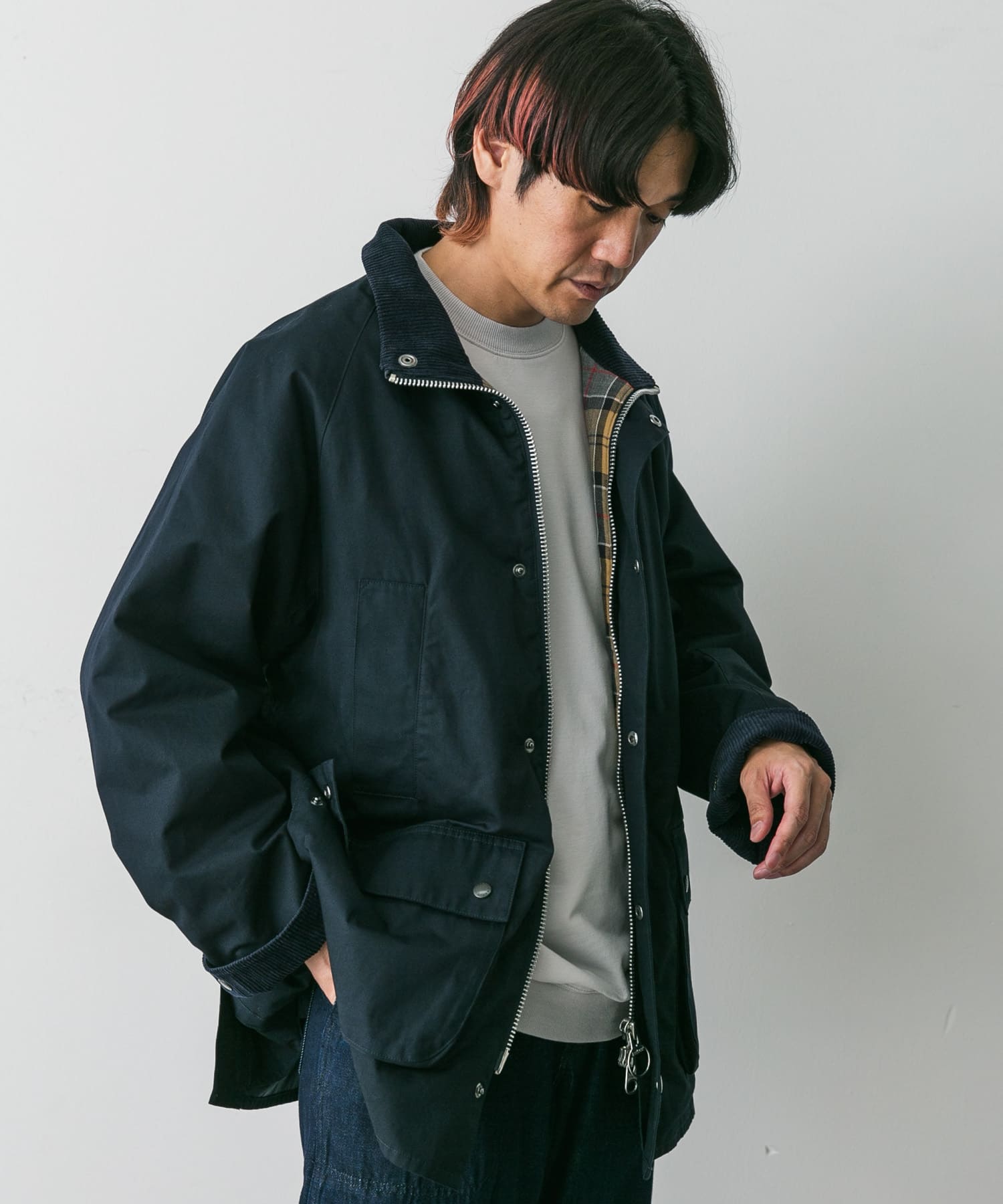 別注』Barbour OS BEDALE STANDCOLLAR(36 SAGE): アウター｜URBAN