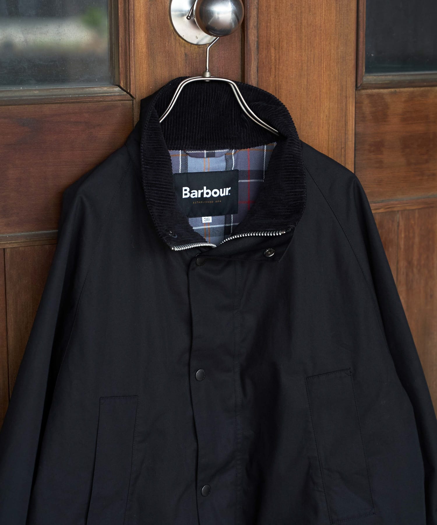 『別注』Barbour　OS BEDALE STANDCOLLAR BLACK 40