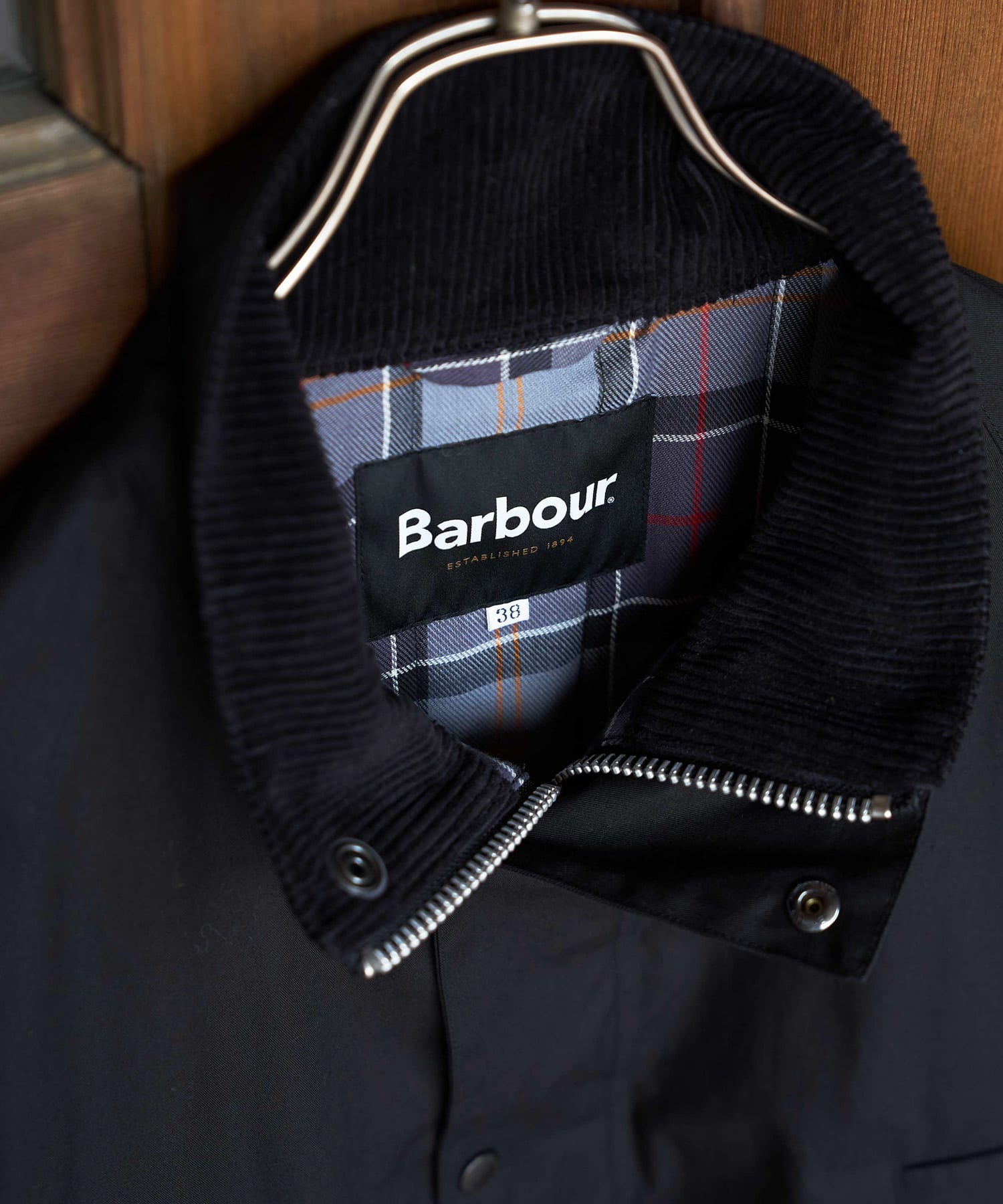 『別注』Barbour　OS BEDALE STANDCOLLAR BLACK 40