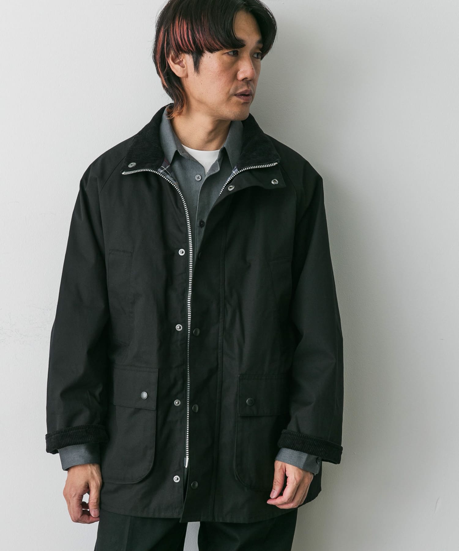 別注』Barbour OS BEDALE STANDCOLLAR(36 SAGE): アウター｜URBAN