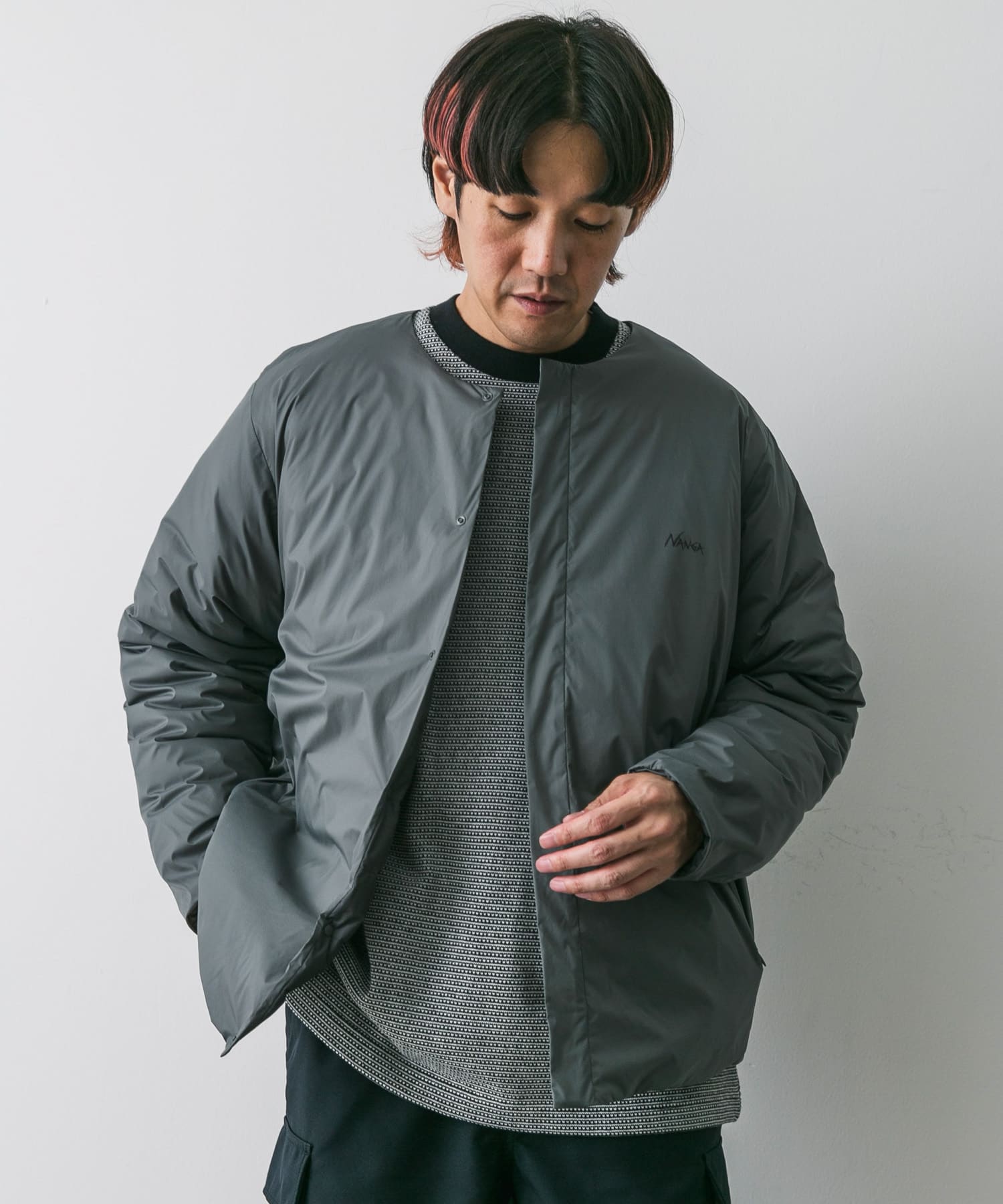 別注』NANGA×DOORS INNER DOWN JACKET(S Silverblue): アウター