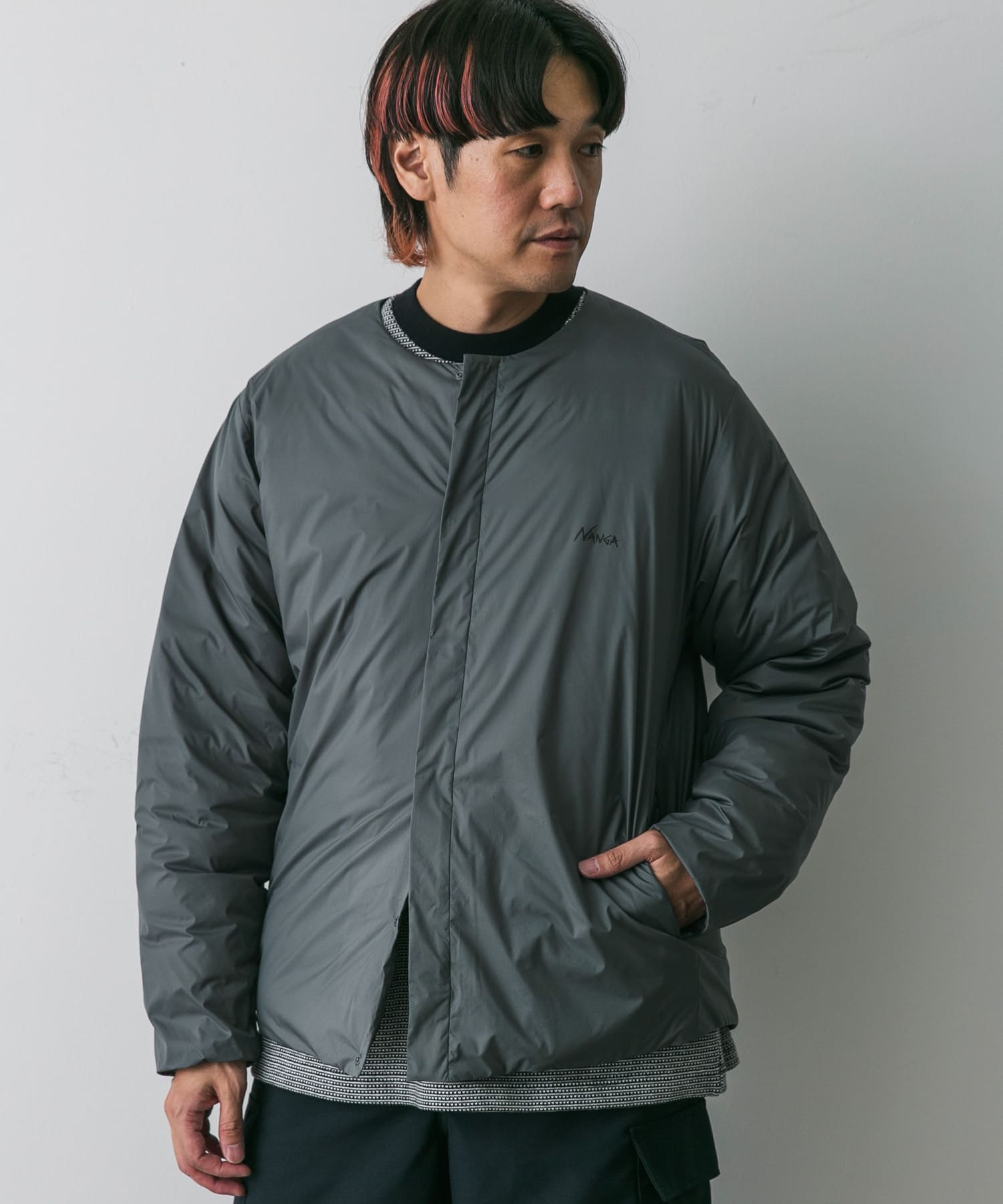別注』NANGA×DOORS INNER DOWN JACKET(S Silverblue): アウター