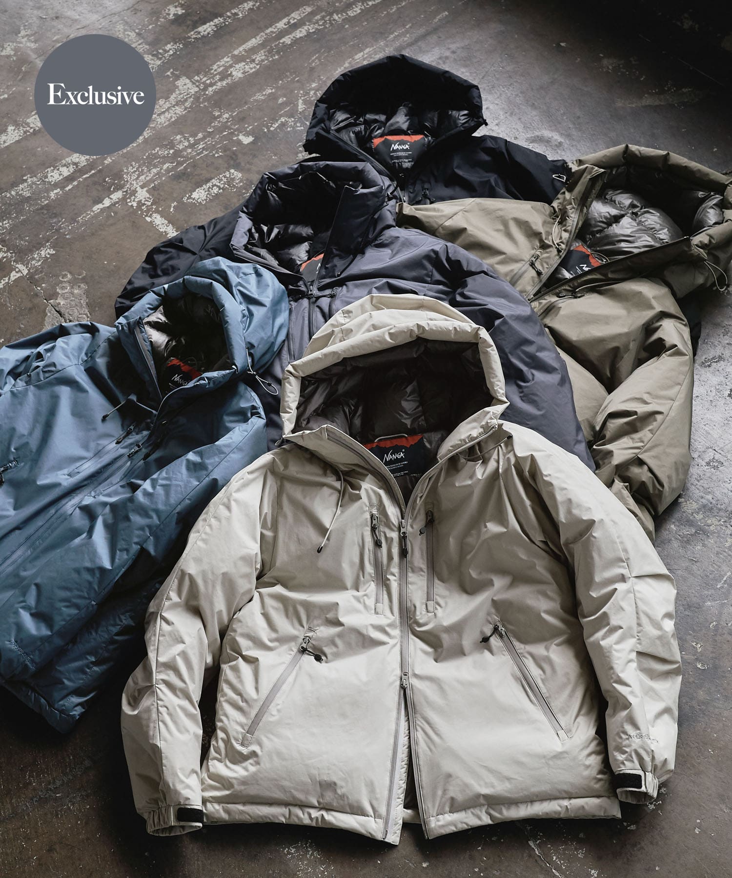 『別注』NANGA×DOORS　AURORA TEX DOWN PARKA Castlerock L