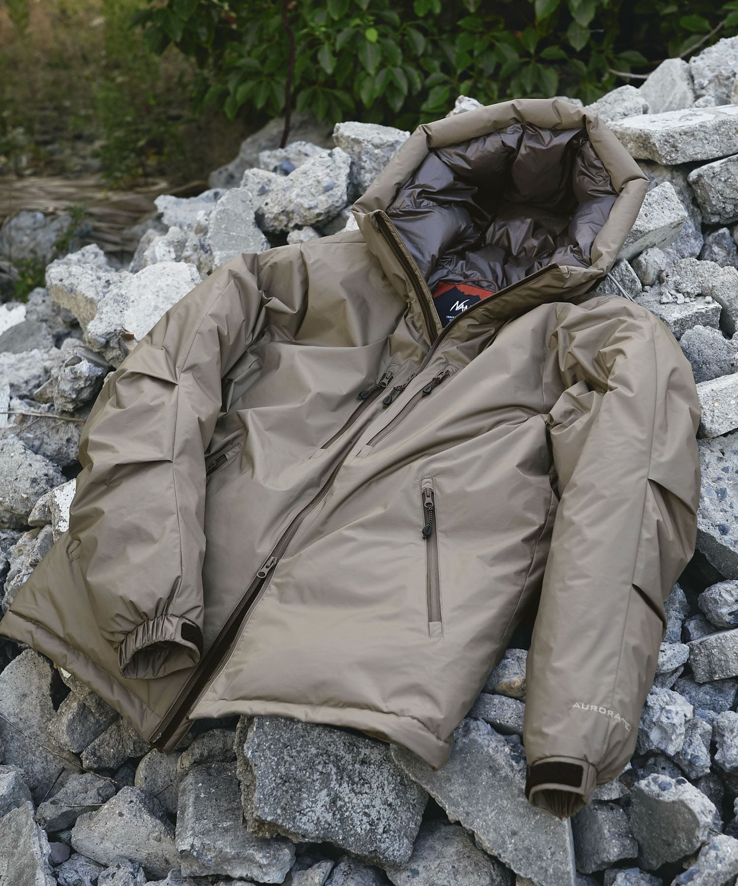 『別注』NANGA×DOORS　AURORA TEX DOWN PARKA Drift Wood M