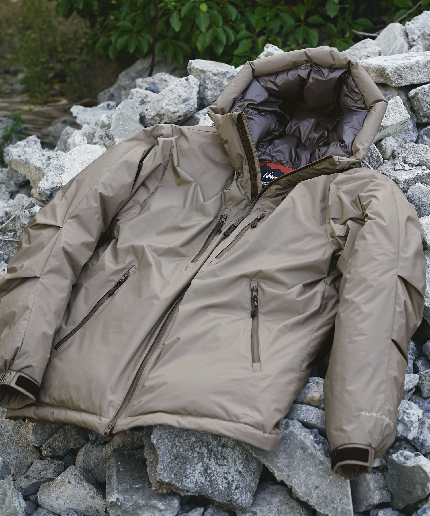 『別注』NANGA×DOORS　AURORA TEX DOWN PARKA Drift Wood M