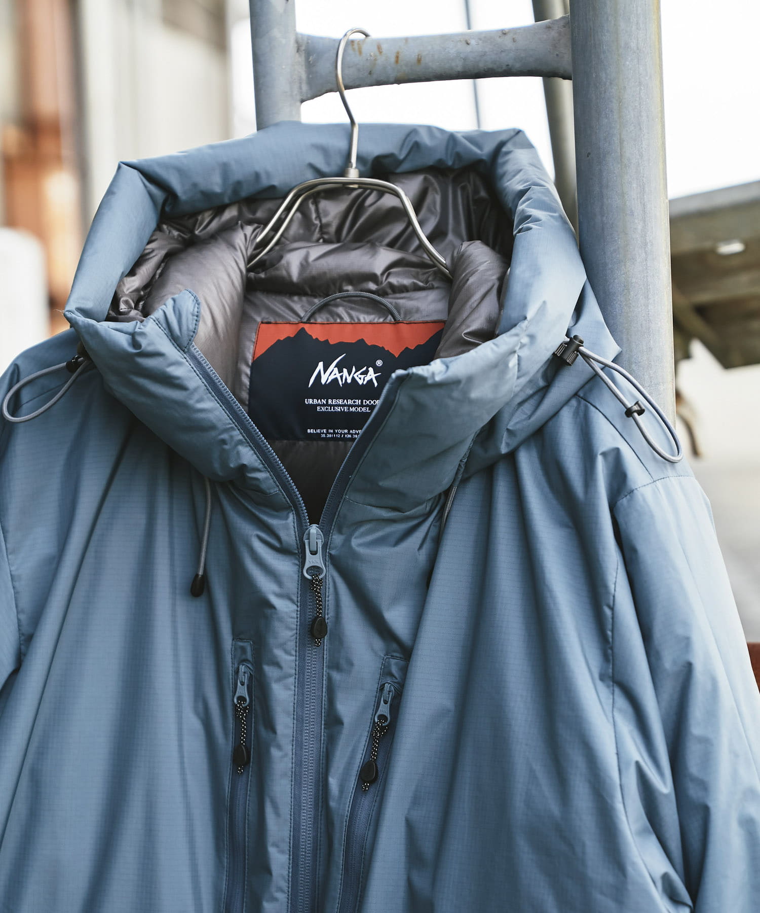 『別注』NANGA×DOORS　AURORA TEX DOWN PARKA Goblinblue M