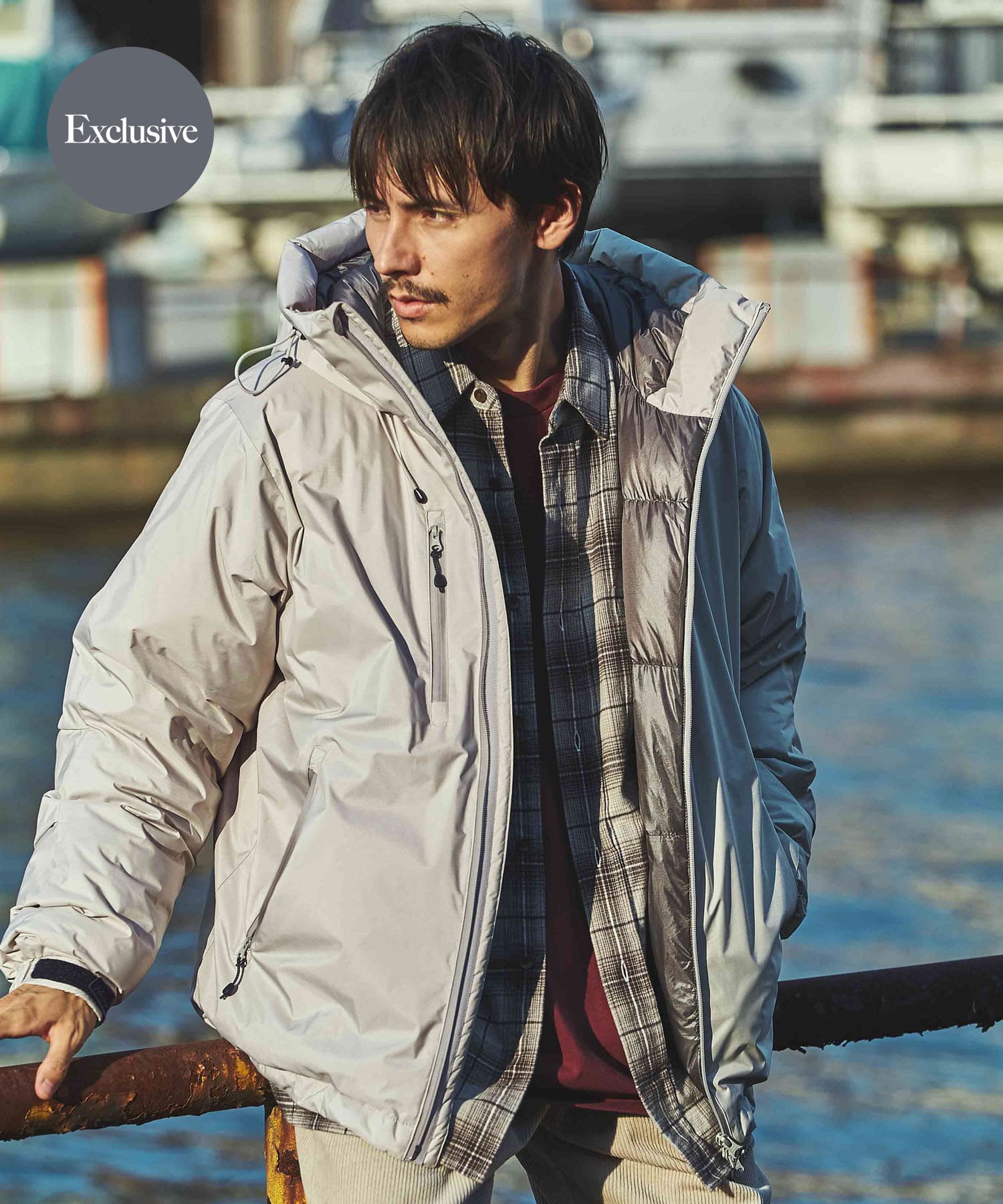 身長：175cm サイズ：L