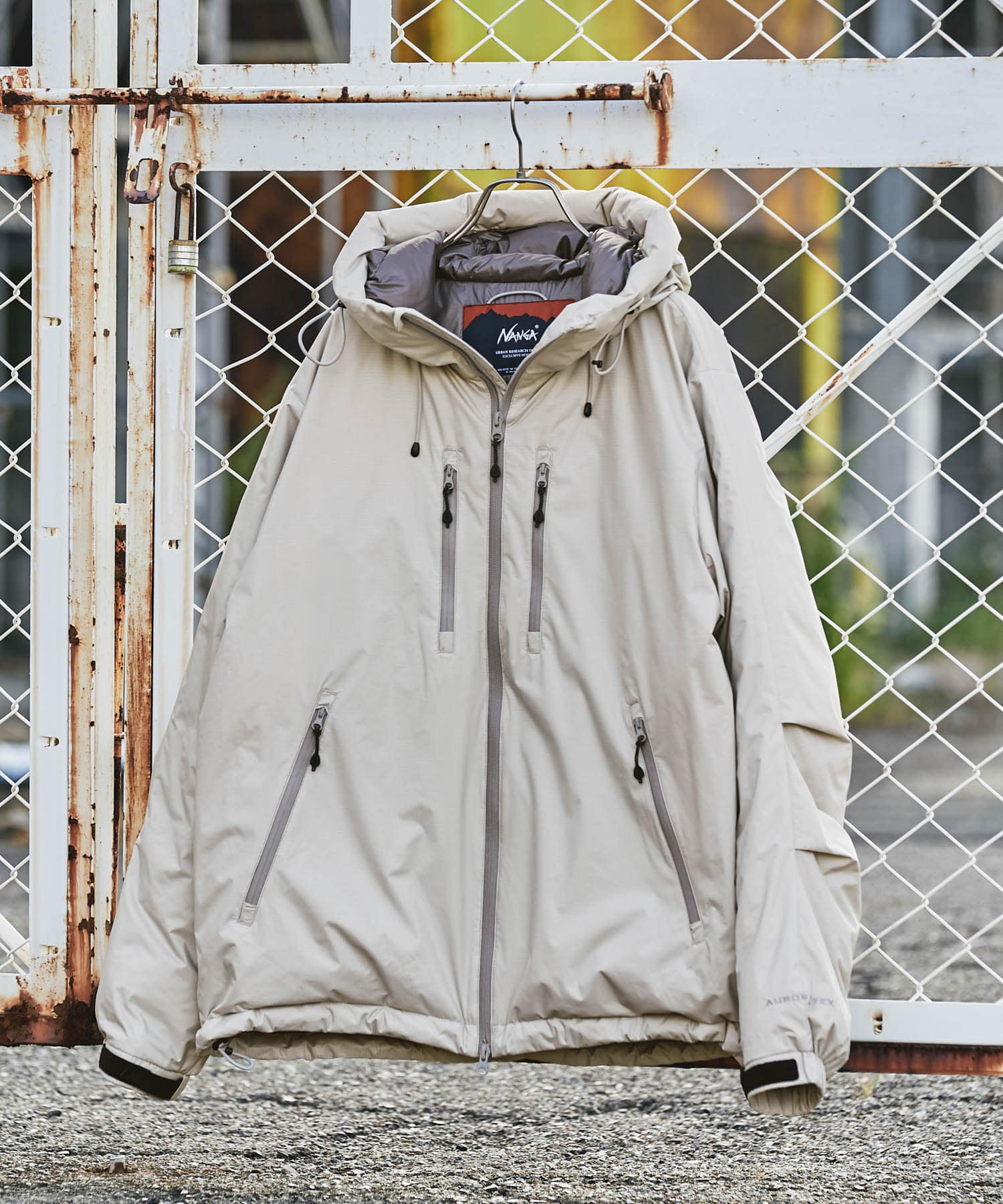 『別注』NANGA×DOORS　AURORA TEX DOWN PARKA Alabaster M