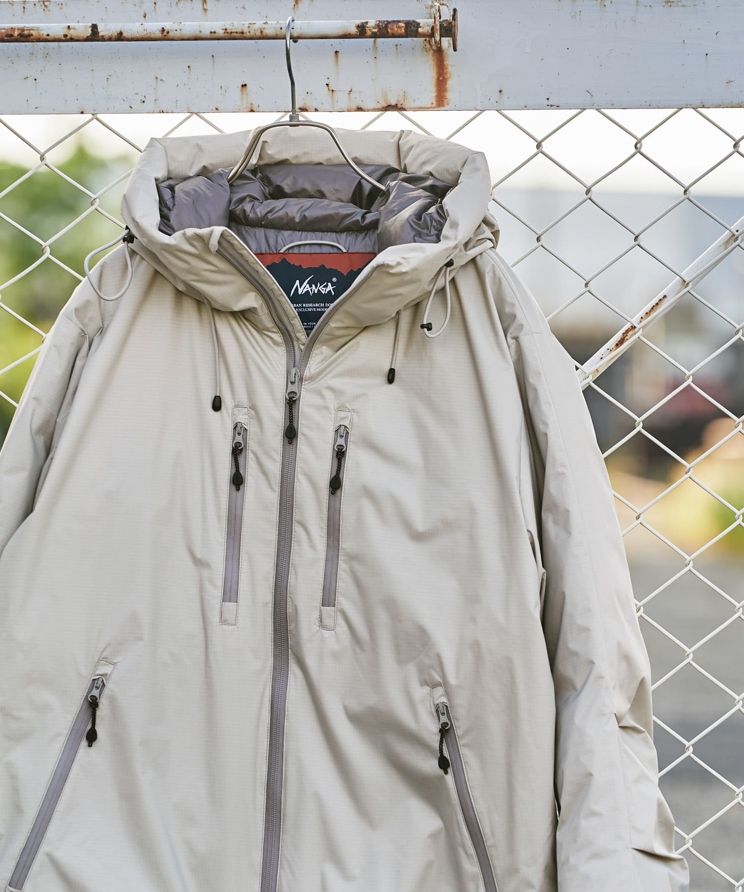 『別注』NANGA×DOORS　AURORA TEX DOWN PARKA Alabaster M