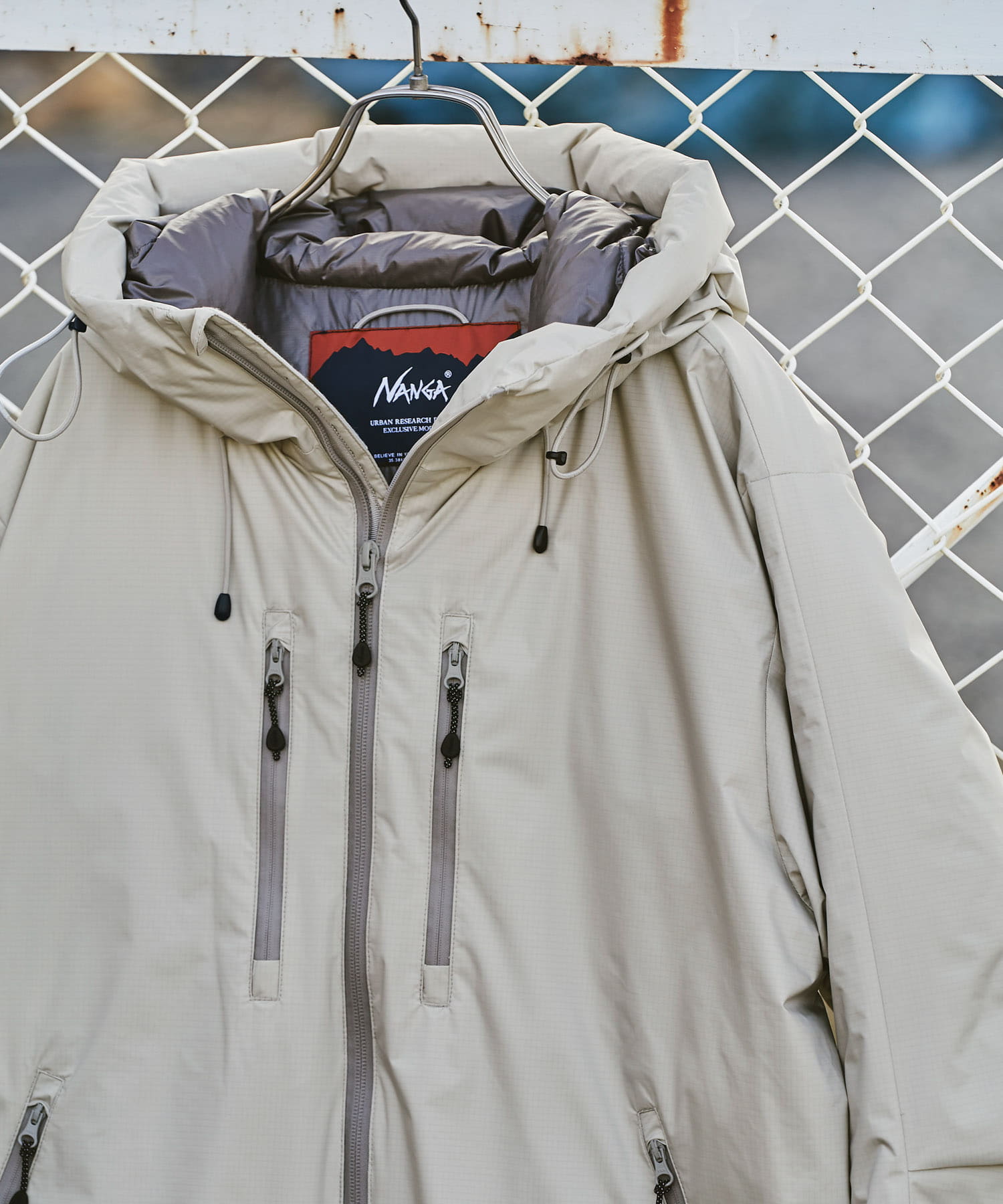 『別注』NANGA×DOORS　AURORA TEX DOWN PARKA Alabaster M