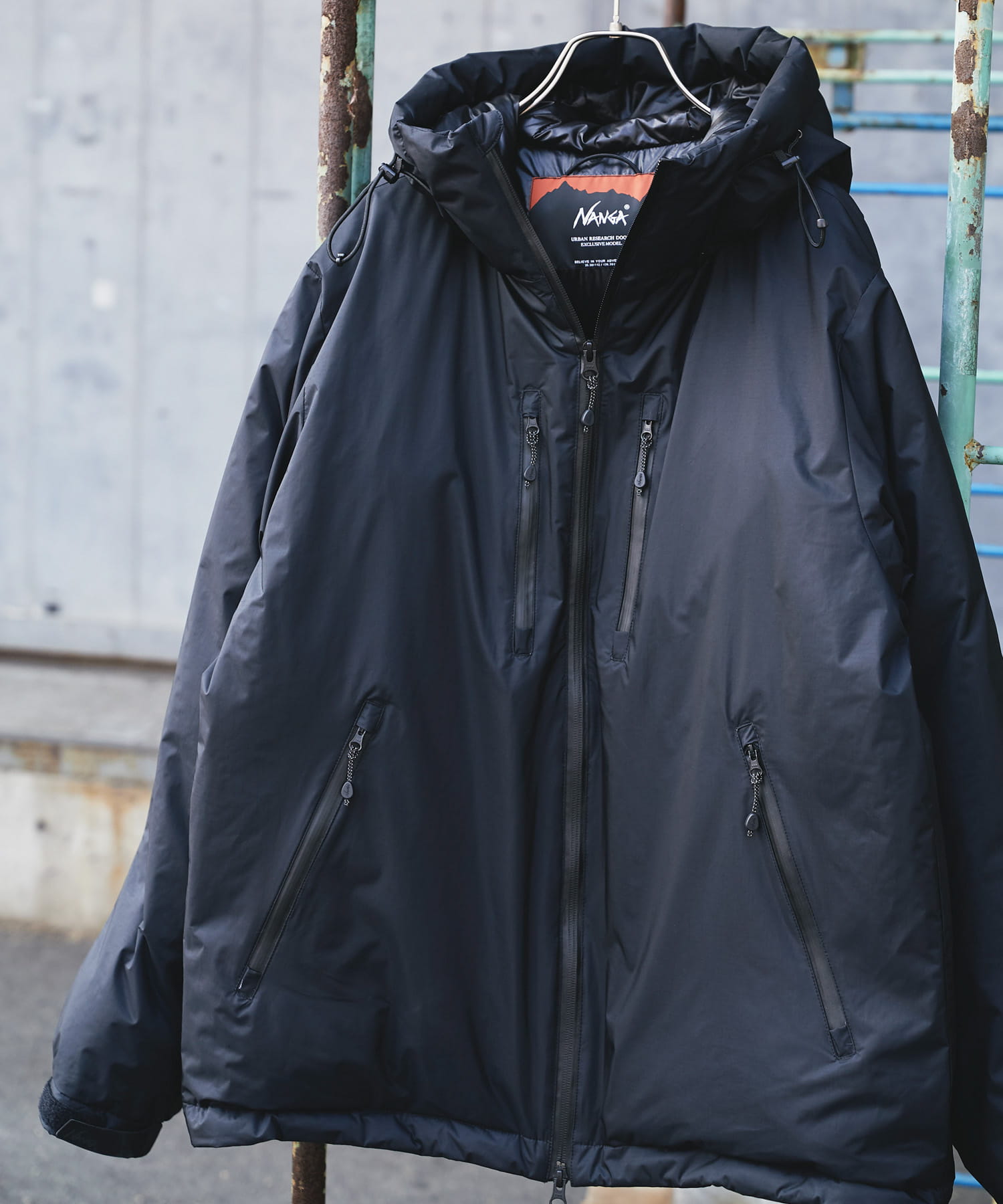 『別注』NANGA×DOORS　AURORA TEX DOWN PARKA Neo Black M