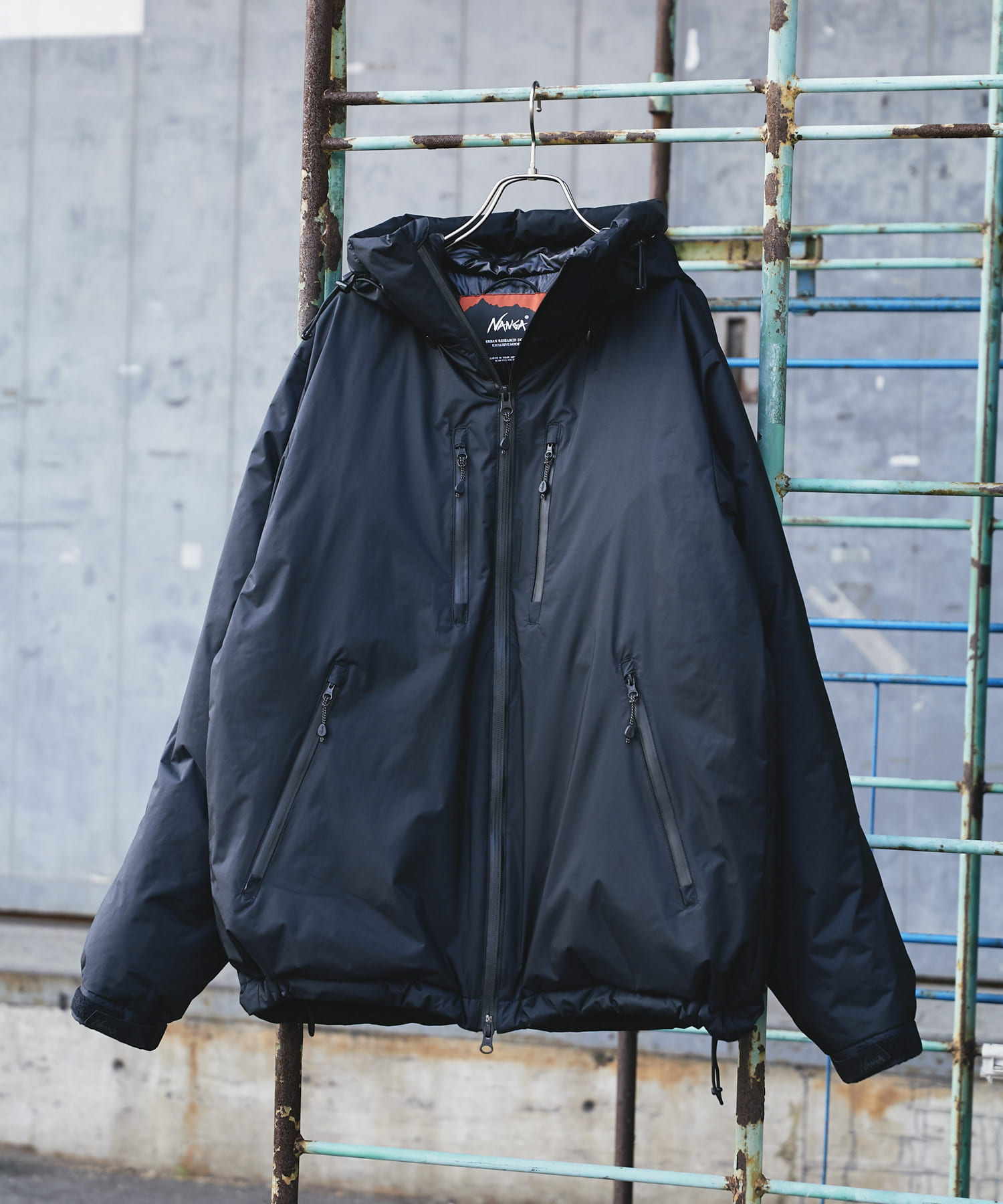 『別注』NANGA×DOORS　AURORA TEX DOWN PARKA Neo Black M