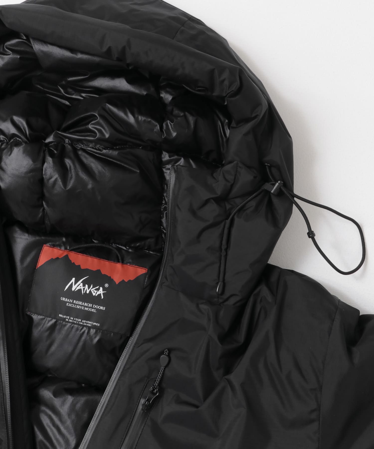 『別注』NANGA×DOORS　AURORA TEX DOWN PARKA Neo Black S