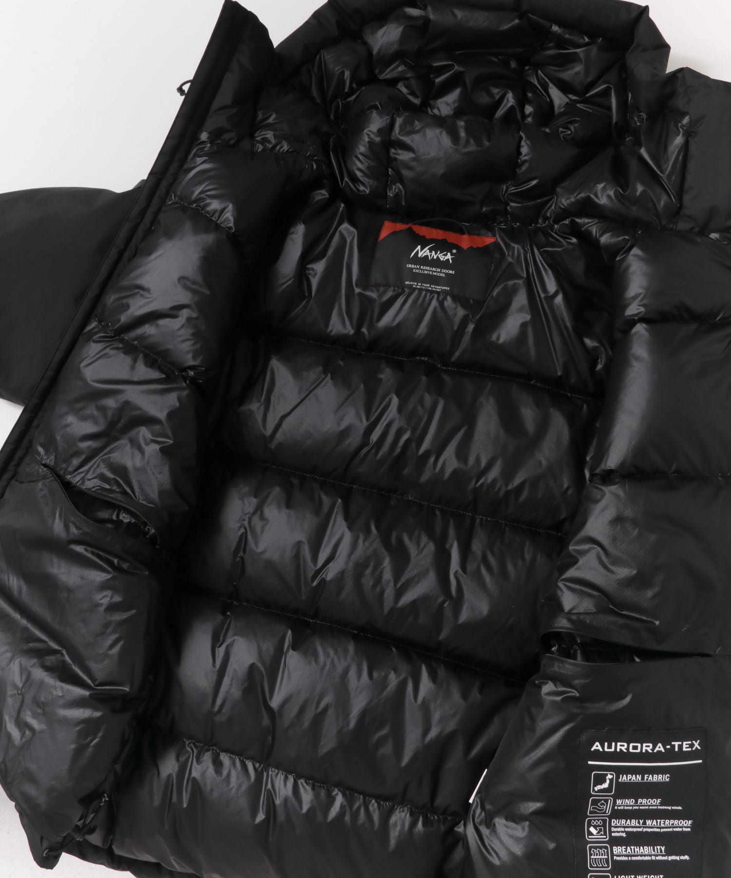 『別注』NANGA×DOORS　AURORA TEX DOWN PARKA Neo Black S