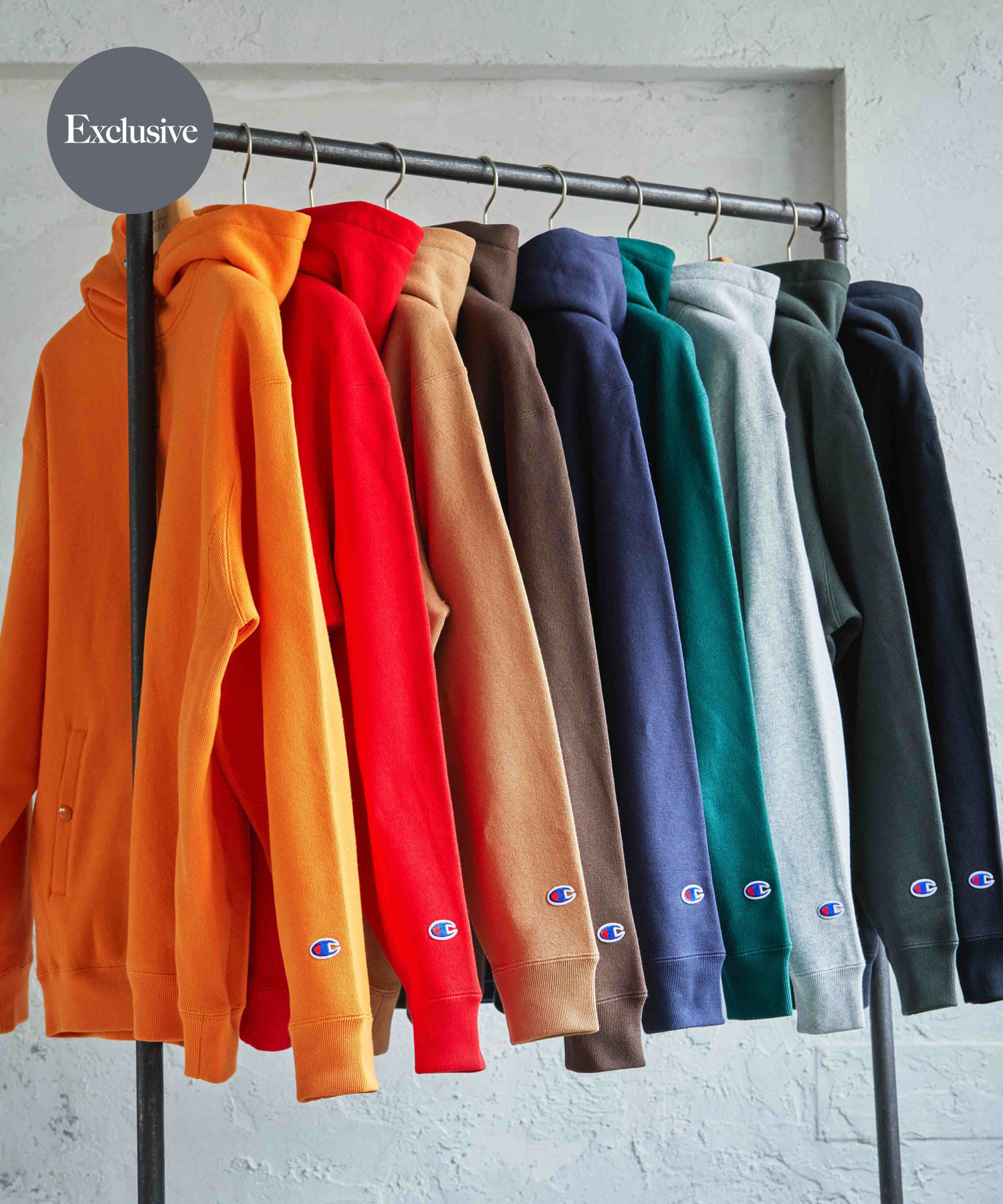 『別注』Champion×DOORS　RW HALF SNAP PARKA オレンジ M