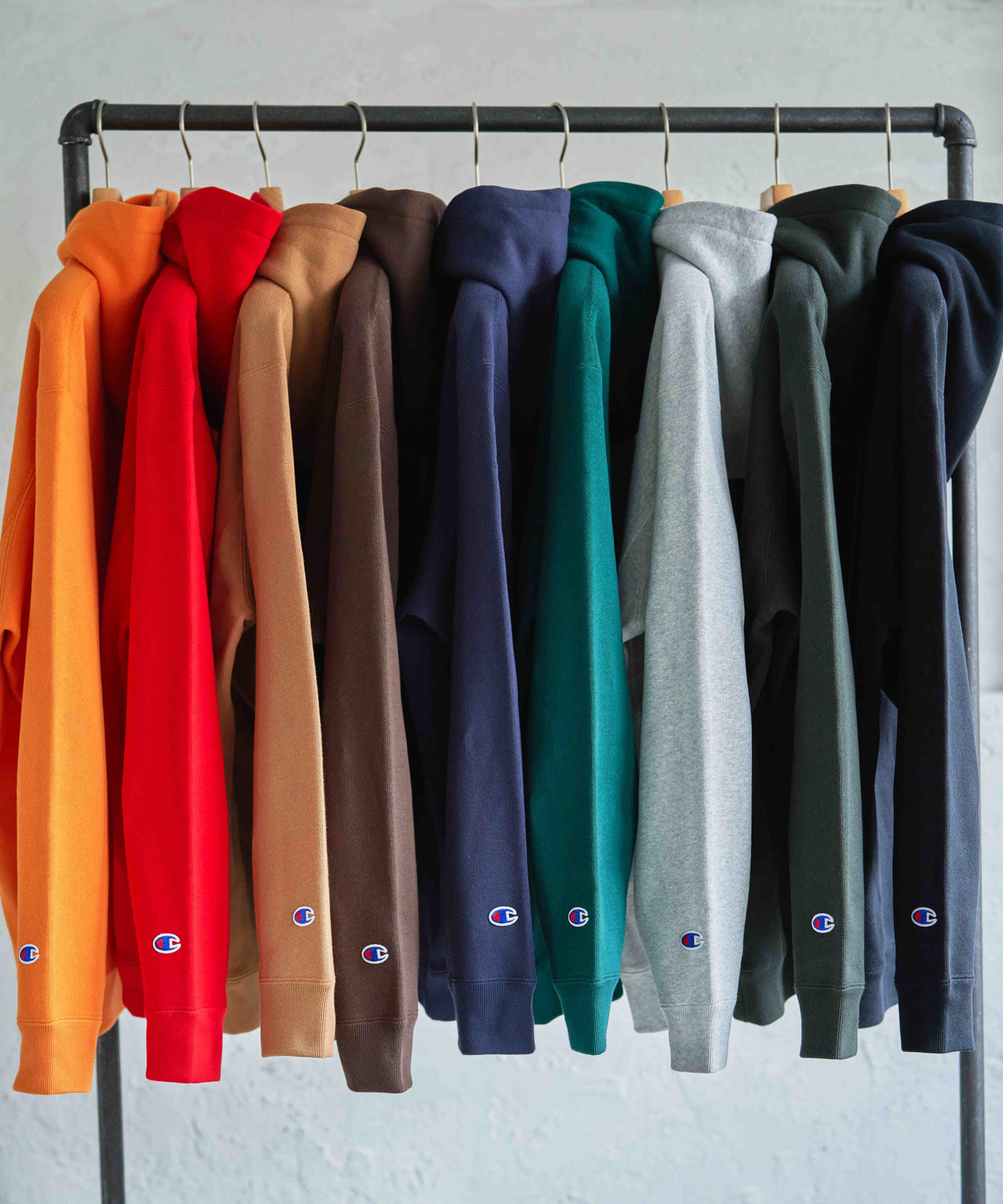 『別注』Champion×DOORS　RW HALF SNAP PARKA オレンジ M