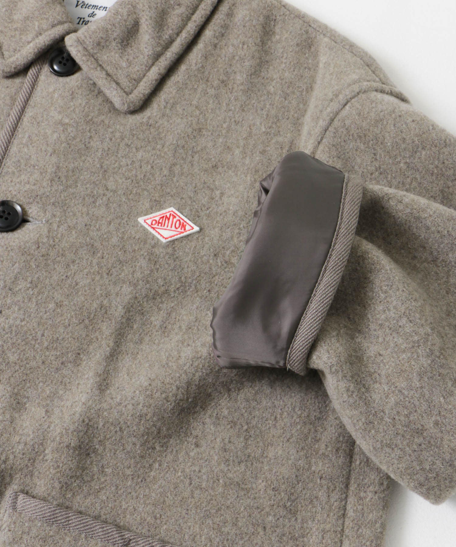 DANTON　COVERALLS JACKET H.BEIGE 38