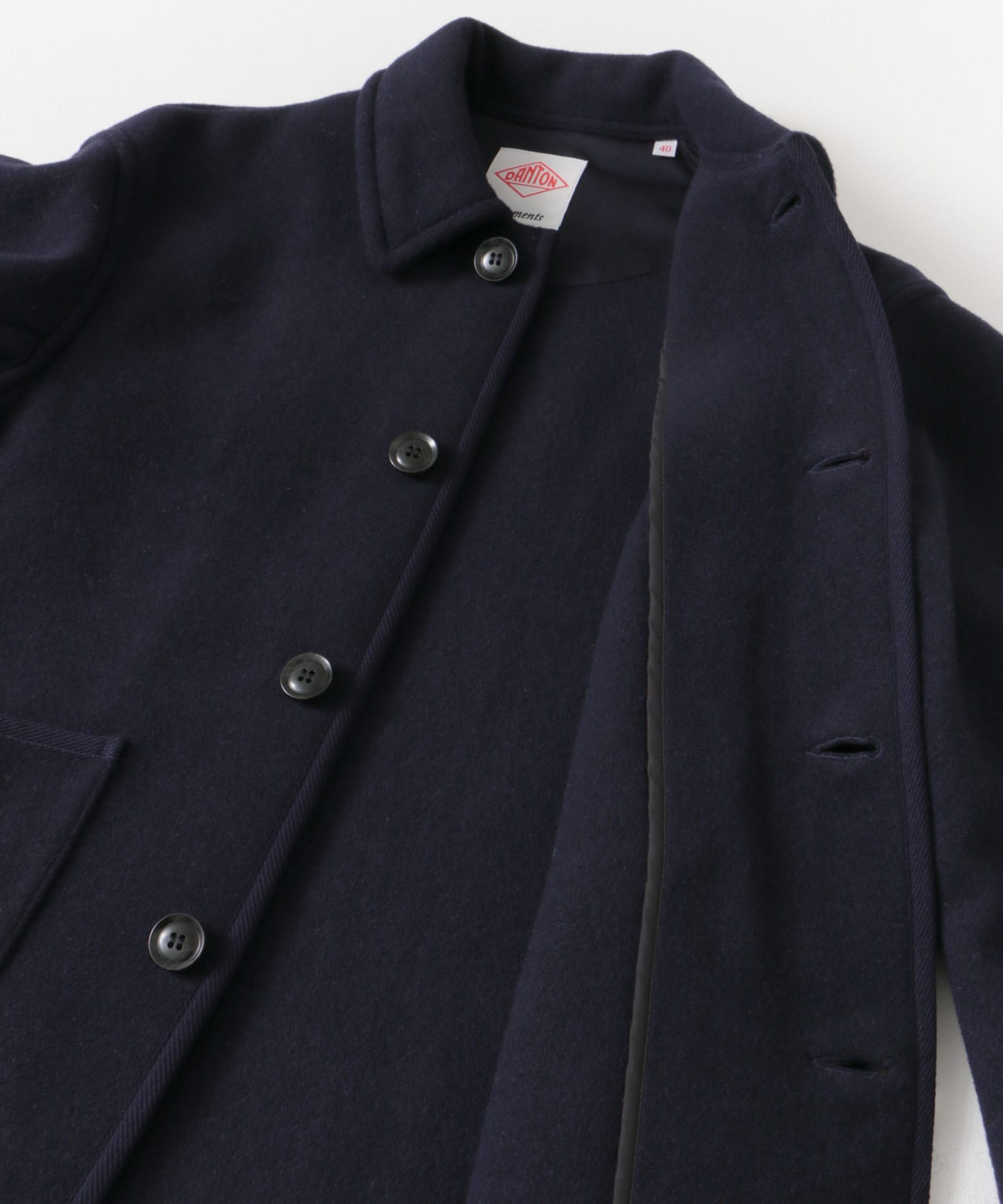 DANTON　COVERALLS JACKET NAVY 38