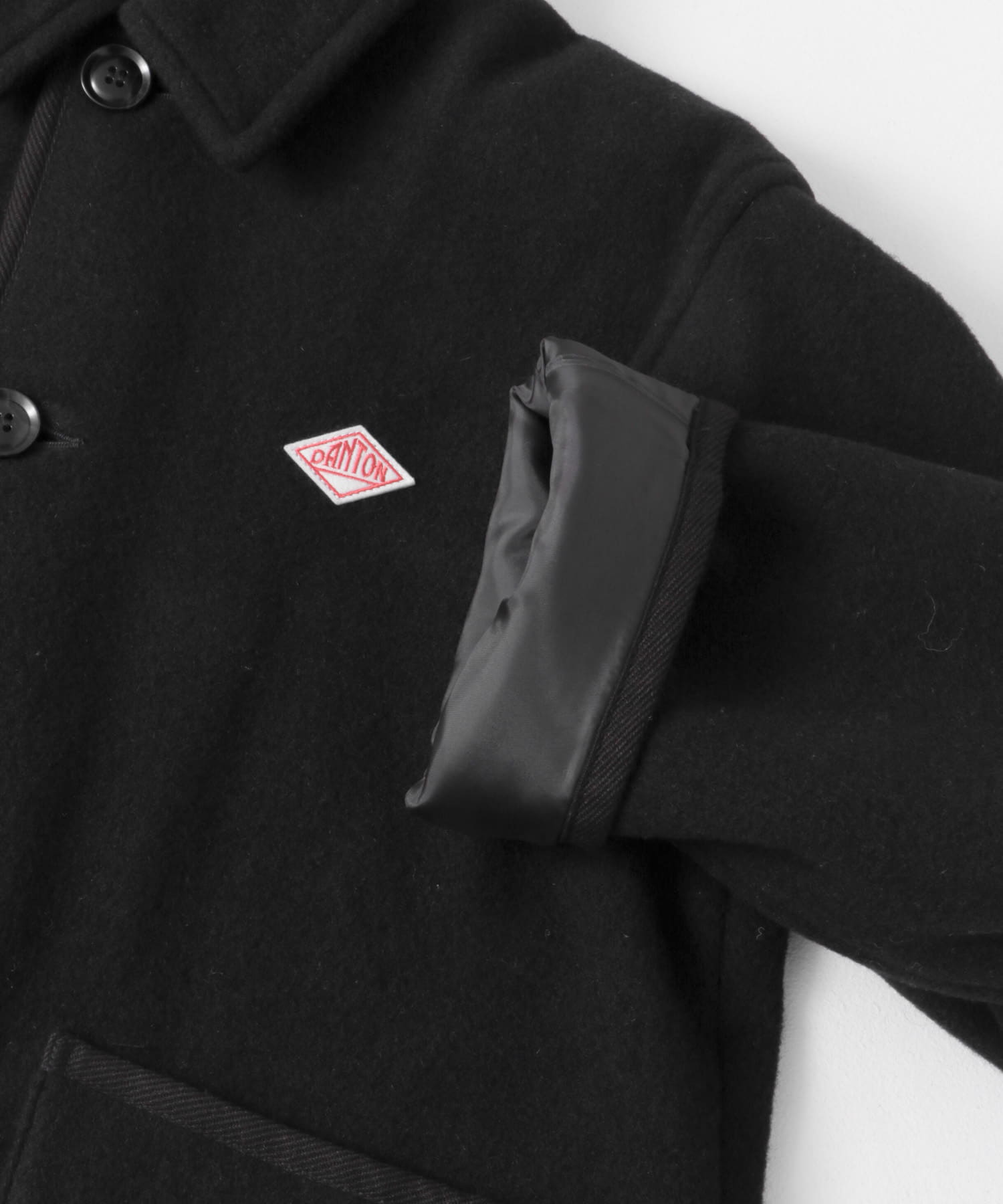 DANTON　COVERALLS JACKET BLACK 38