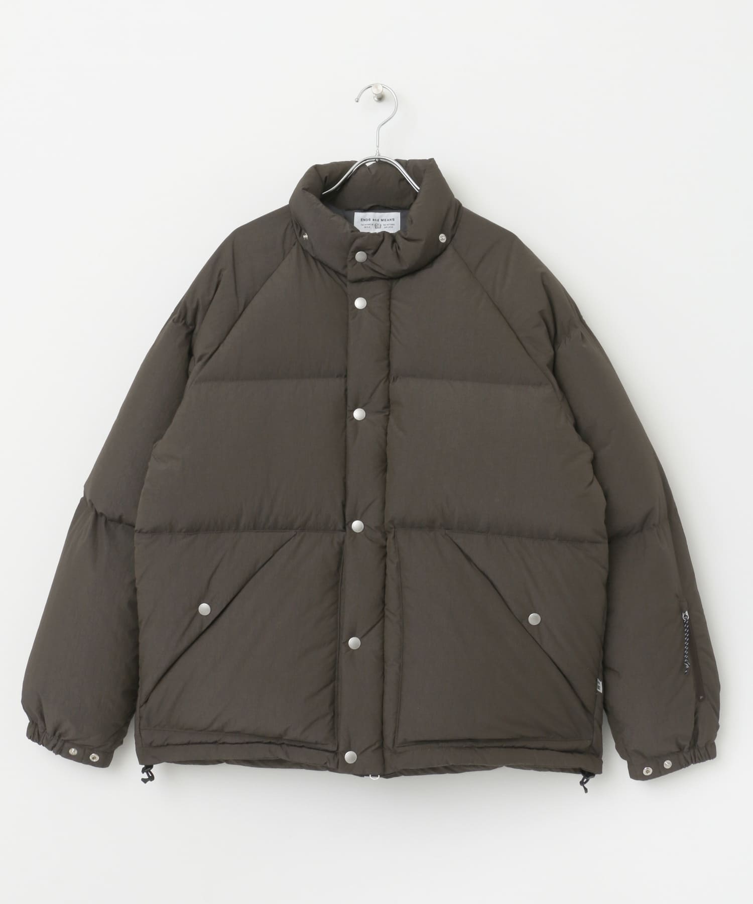 ENDS and MEANS　Down Jacket AfricanBLK L