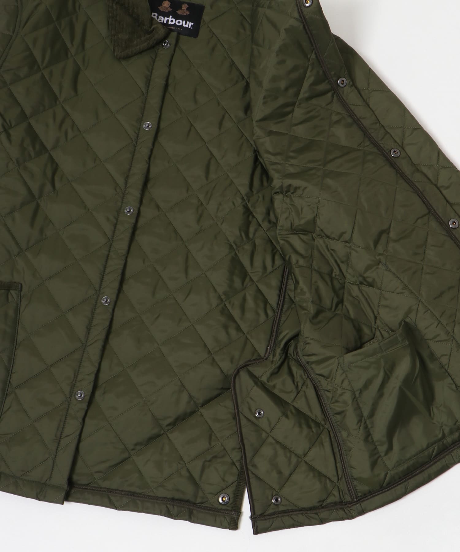 Barbour　LIDDESDALE QUILTED JACKET OLIVE 36