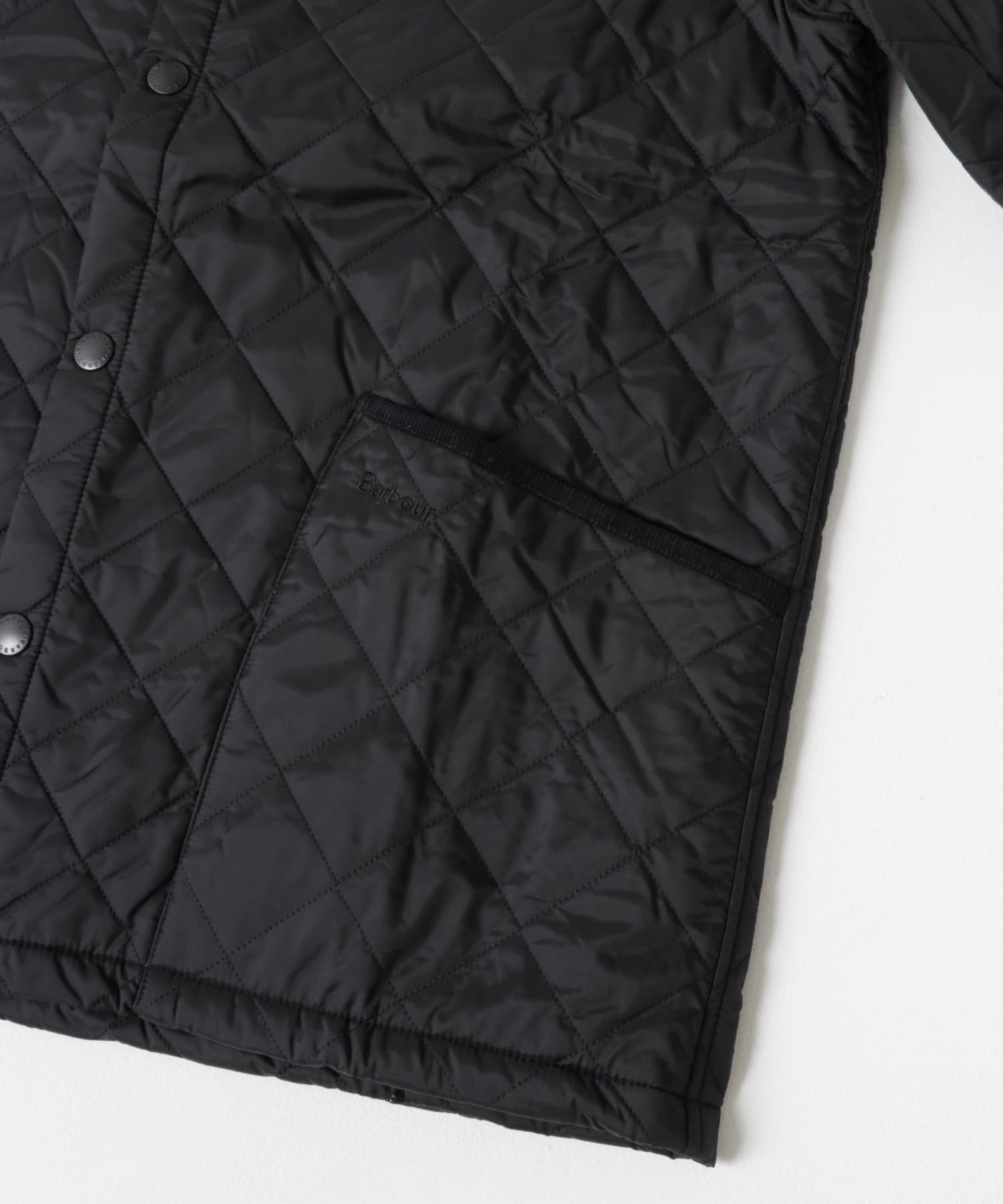 Barbour　LIDDESDALE QUILTED JACKET BLACK 36