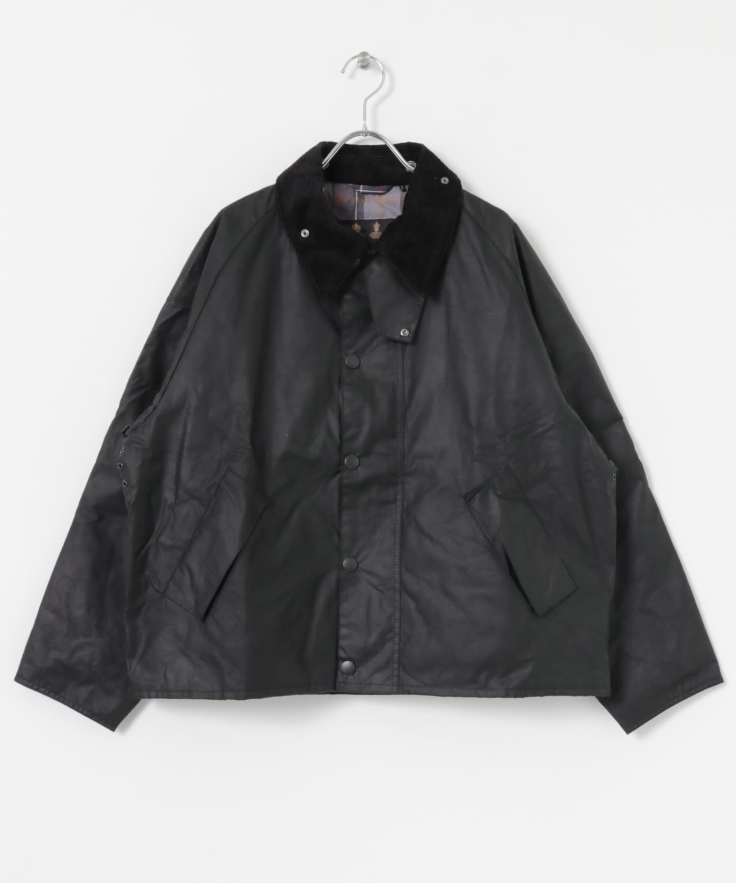 OS TRANSPORT WAX JACKET BLACK 36