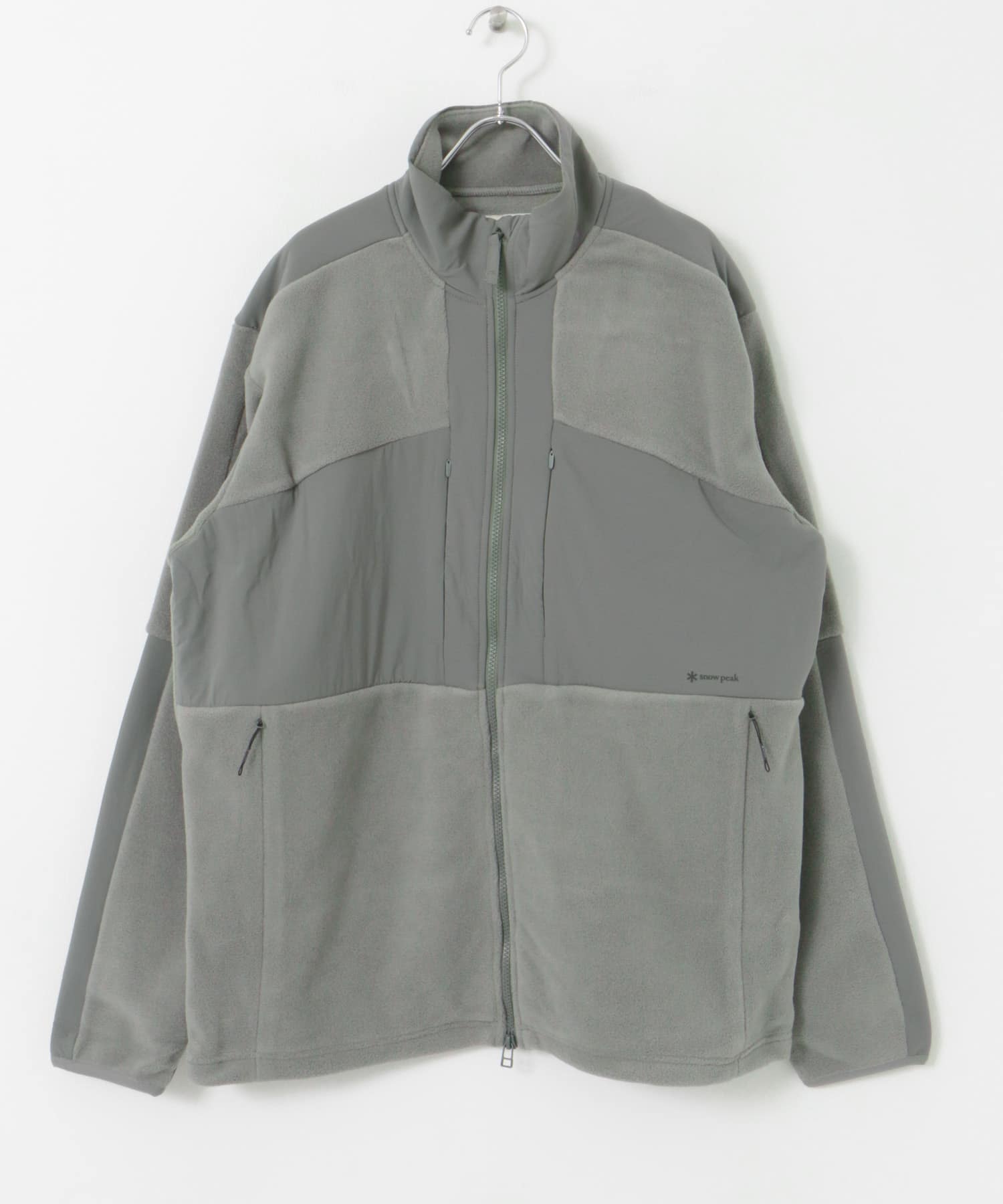 Snow Peak Apparel　Double Face Fleece Jacket Grey M