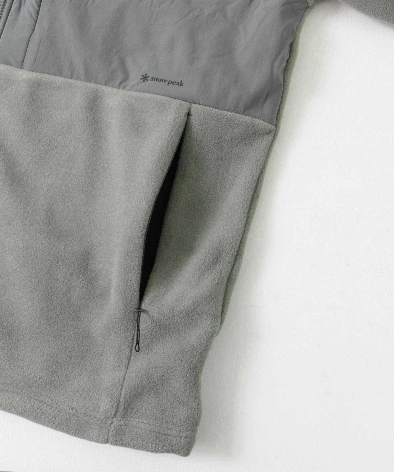 Snow Peak Apparel　Double Face Fleece Jacket Grey M