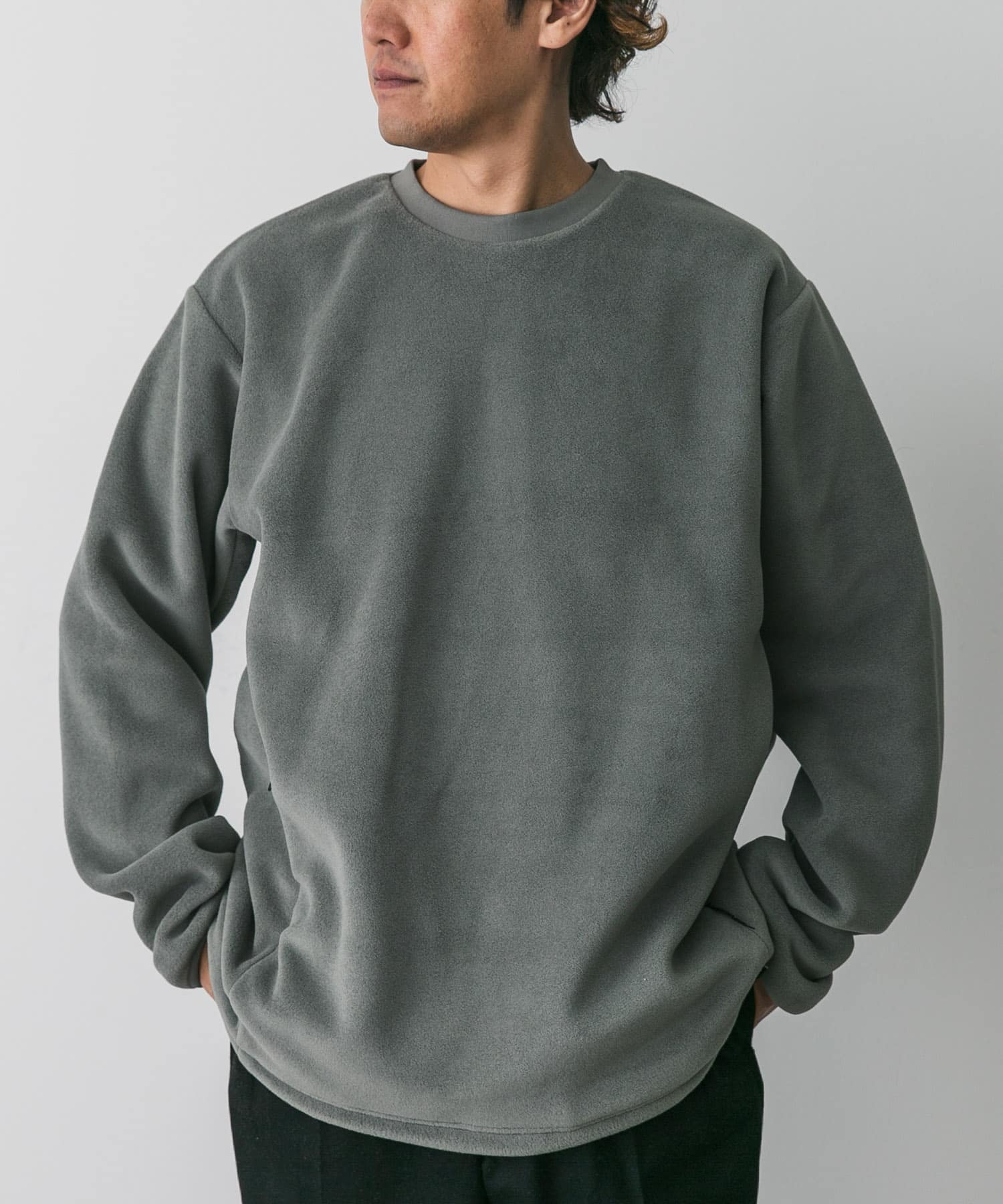 Snow Peak Apparel DoubleFaceFleecePullover(M Ivory): トップス