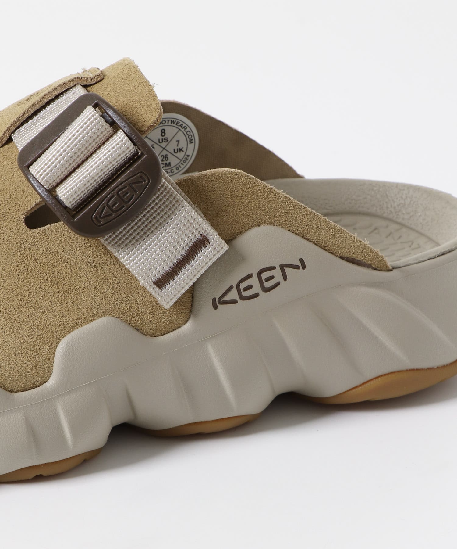 KEEN　HYPERPORT CLOG LEATHER CORNSTALK 8